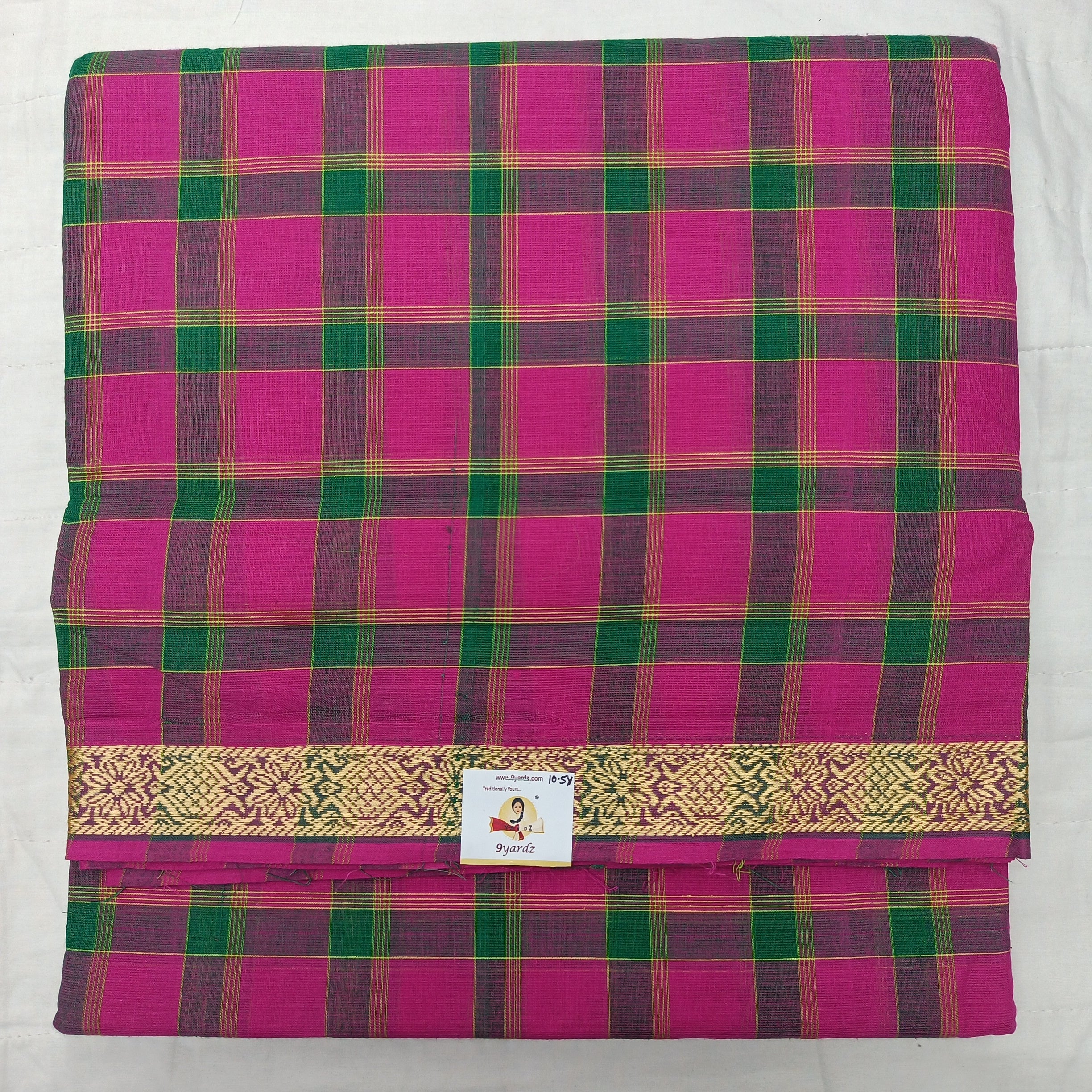 Chettinadu / Karaikudi cotton 10.5 yards madisar