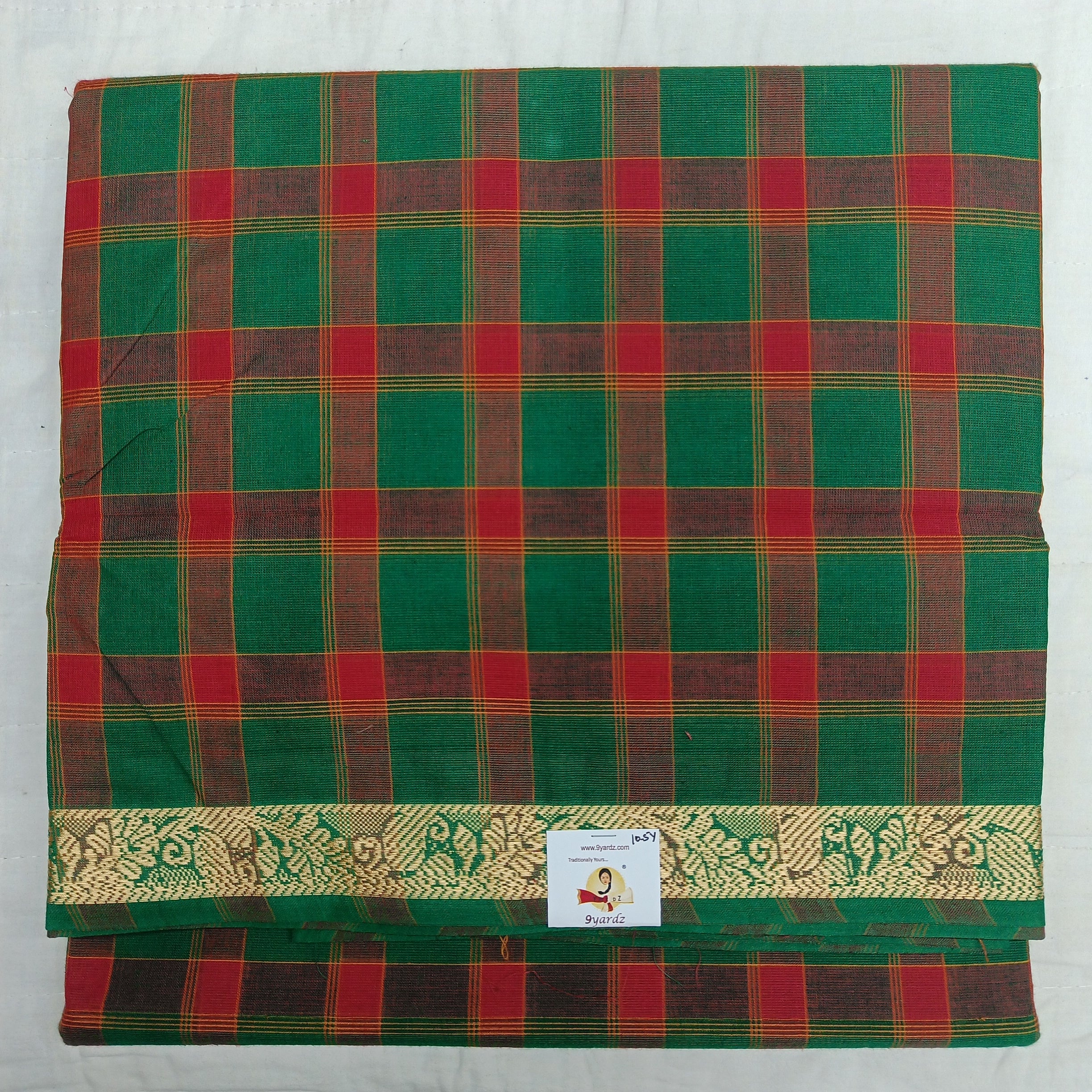 Chettinadu / Karaikudi cotton 10.5 yards madisar