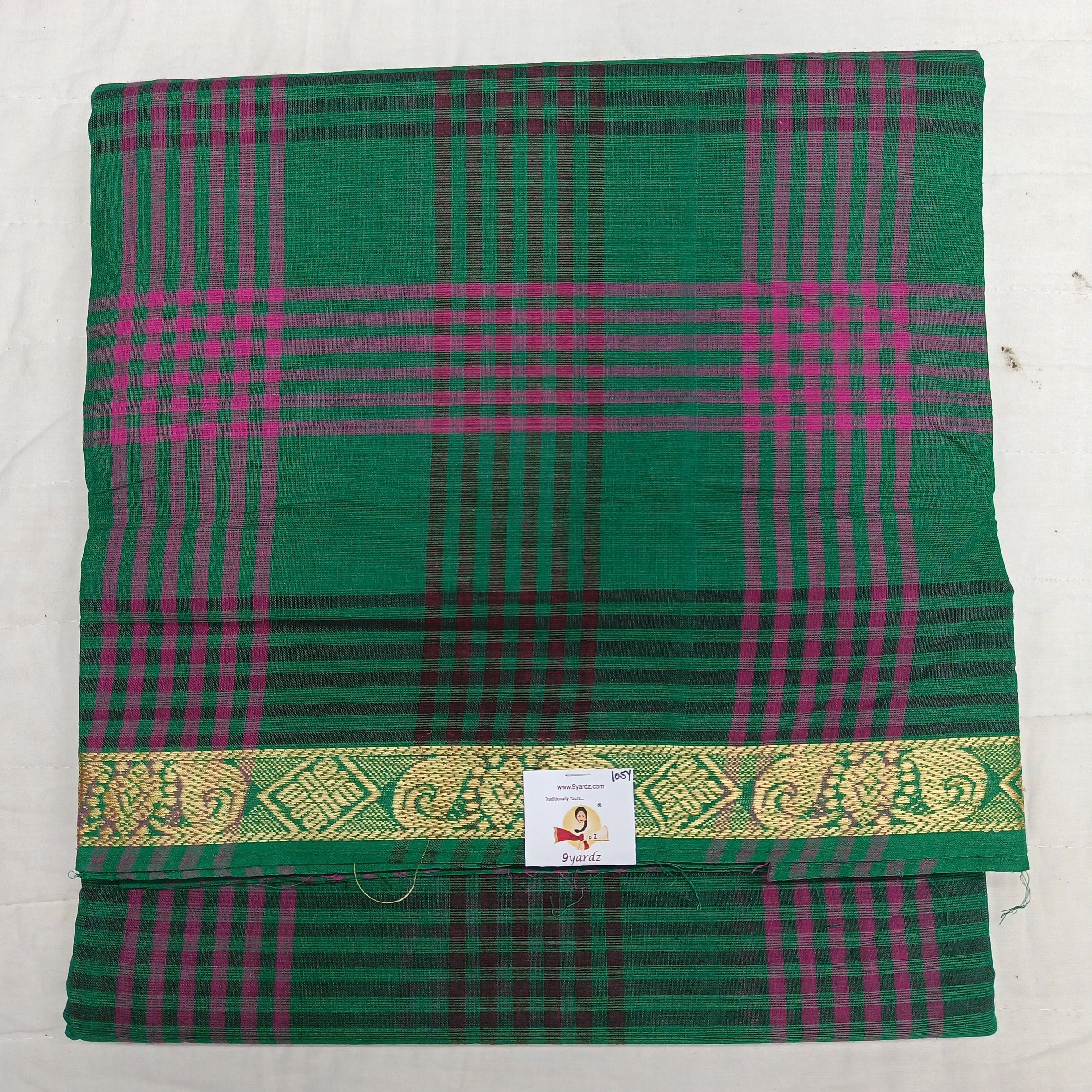 Chettinadu / Karaikudi cotton 10.5 yards madisar