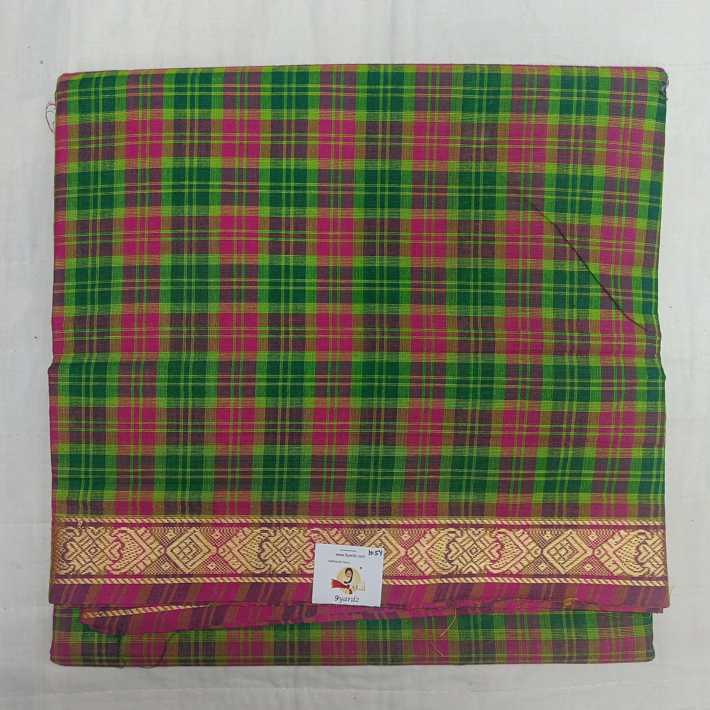 Chettinadu / Karaikudi cotton 10.5 yards madisar