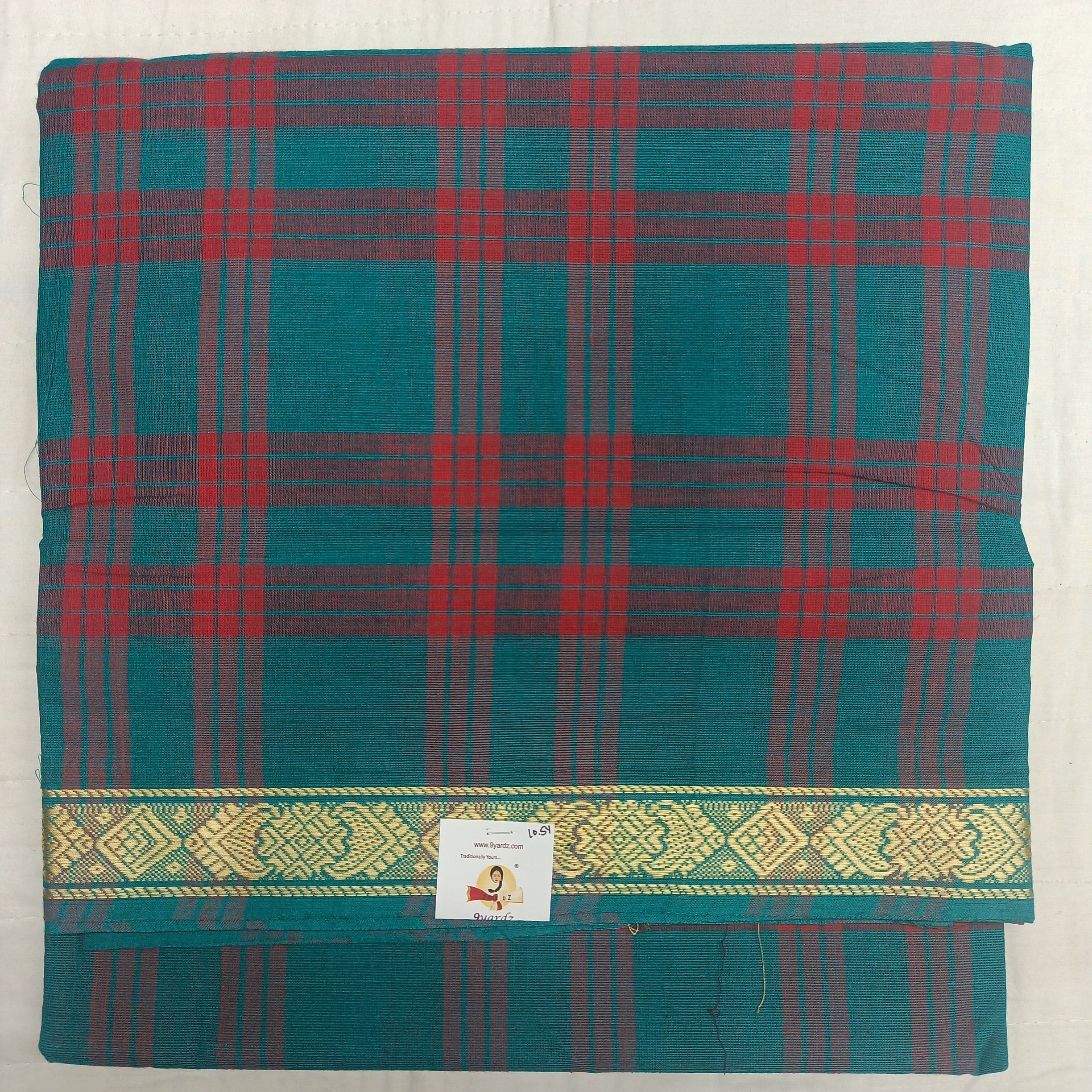 Chettinadu / Karaikudi cotton 10.5 yards madisar
