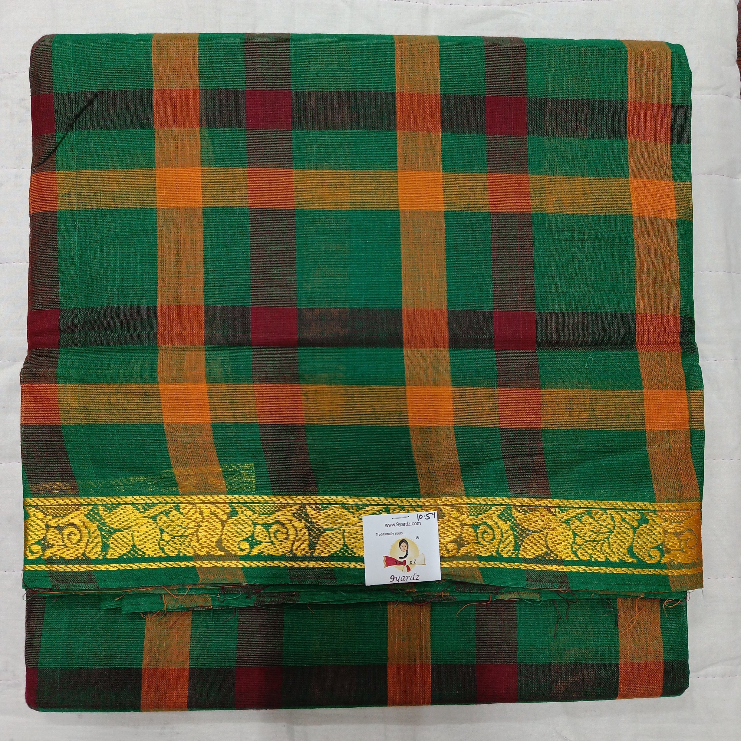 Chettinadu / Karaikudi cotton 10.5 yards madisar