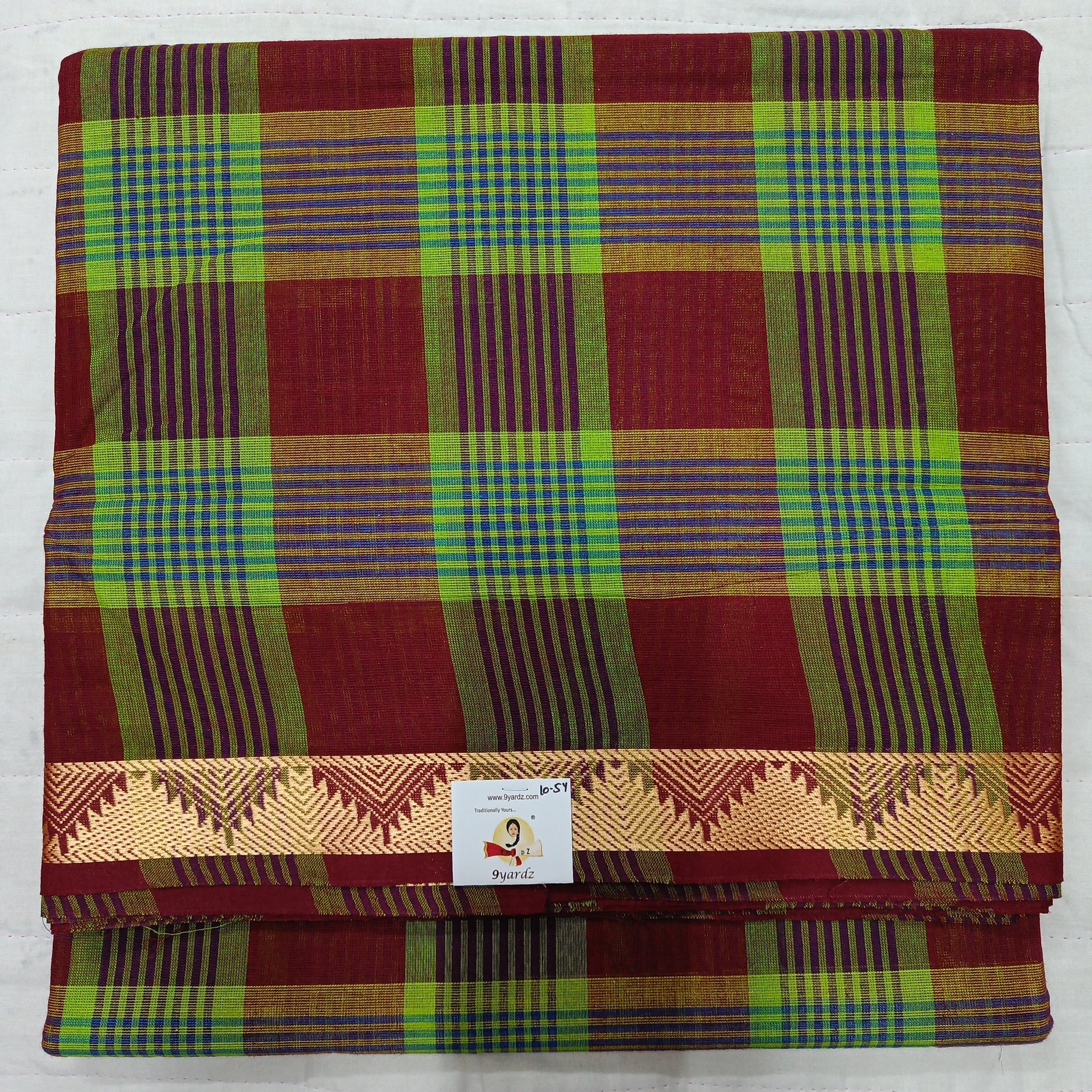 Chettinadu / Karaikudi cotton 10.5 yards madisar