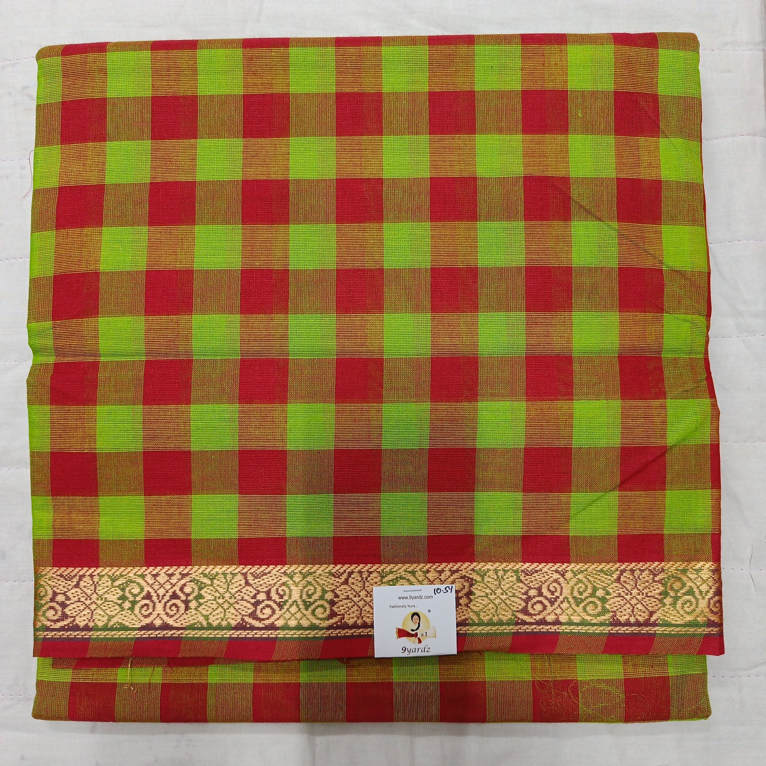 Chettinadu / Karaikudi cotton 10.5 yards madisar