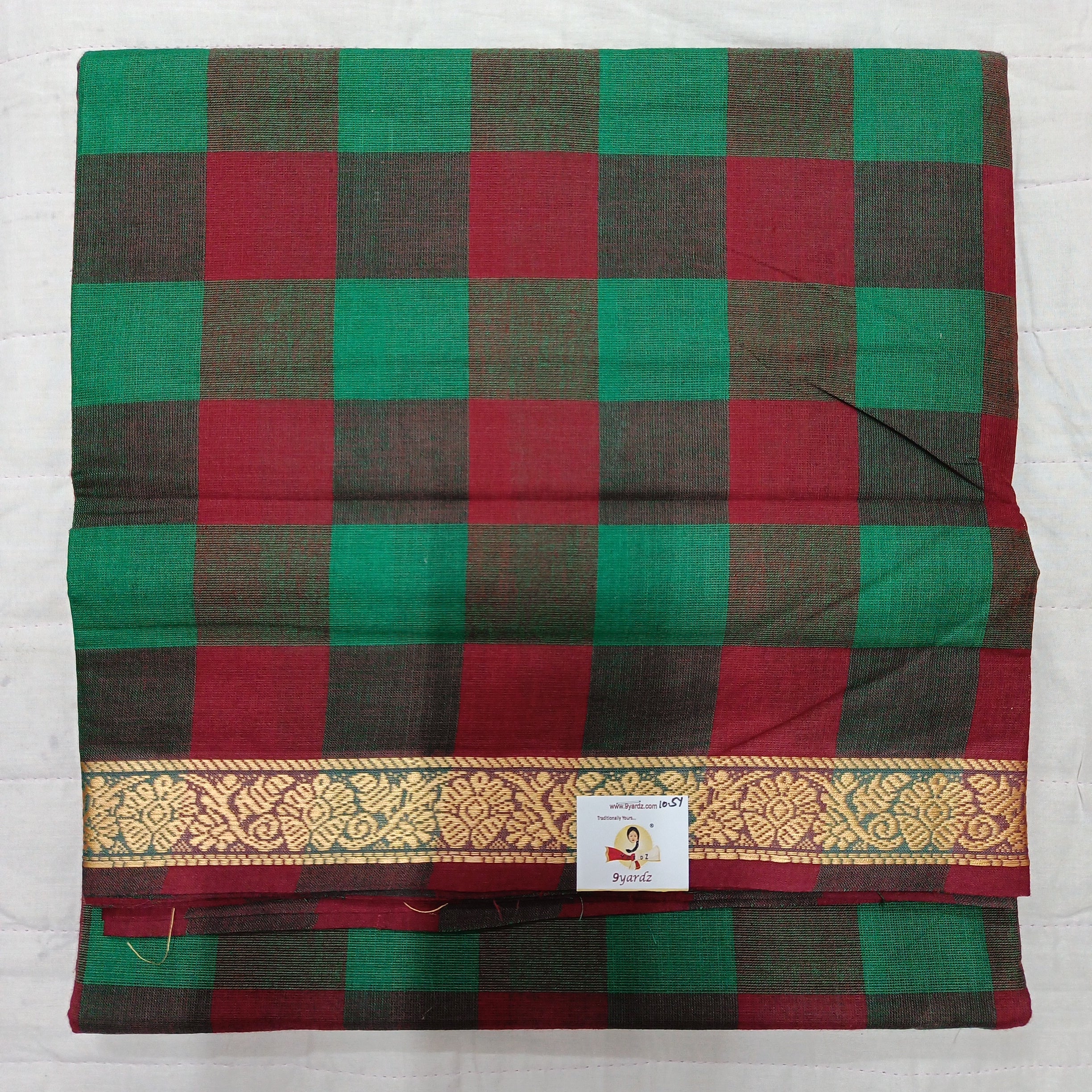 Chettinadu / Karaikudi cotton 10.5 yards madisar