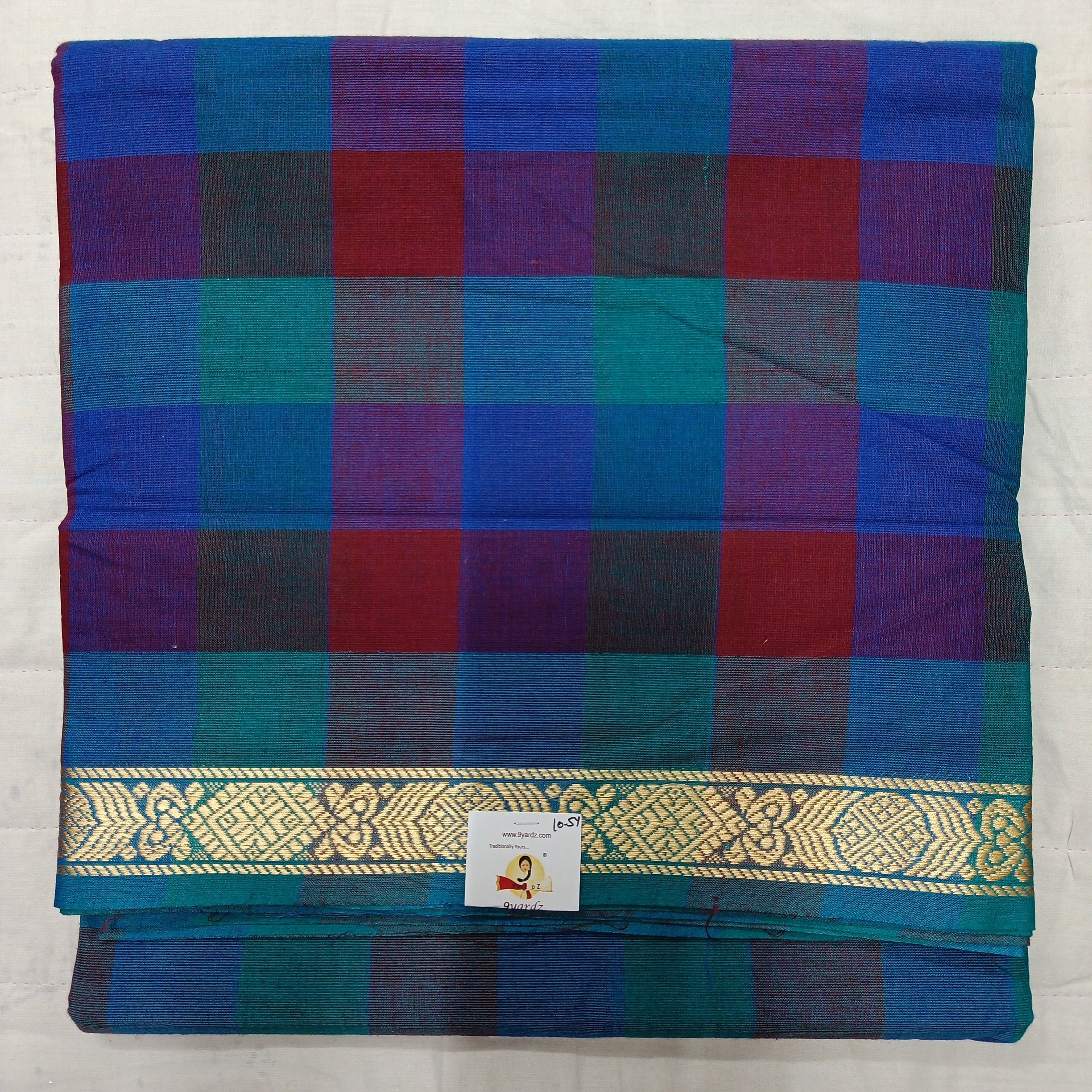 Chettinadu / Karaikudi cotton 10.5 yards madisar
