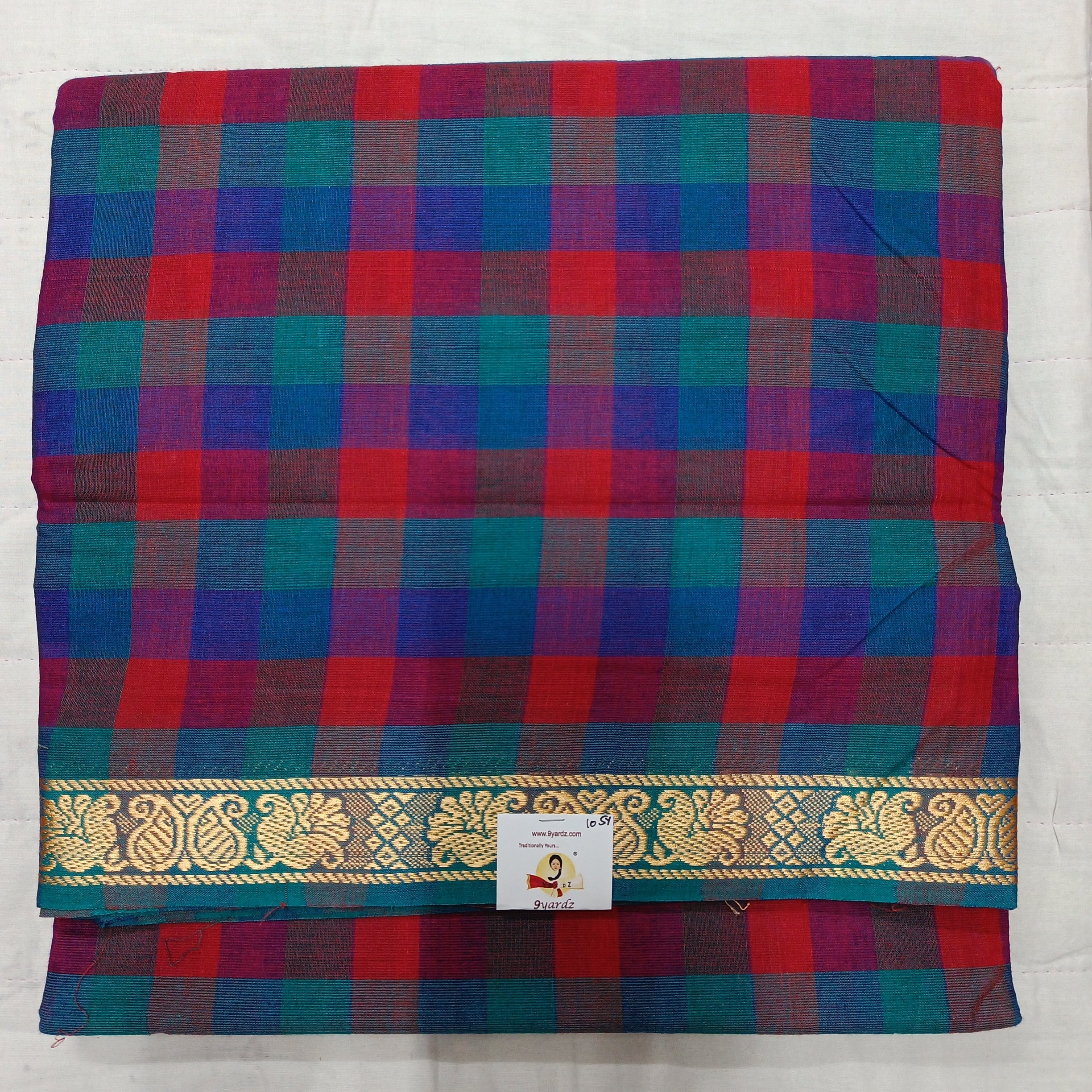 Chettinadu / Karaikudi cotton 10.5 yards madisar
