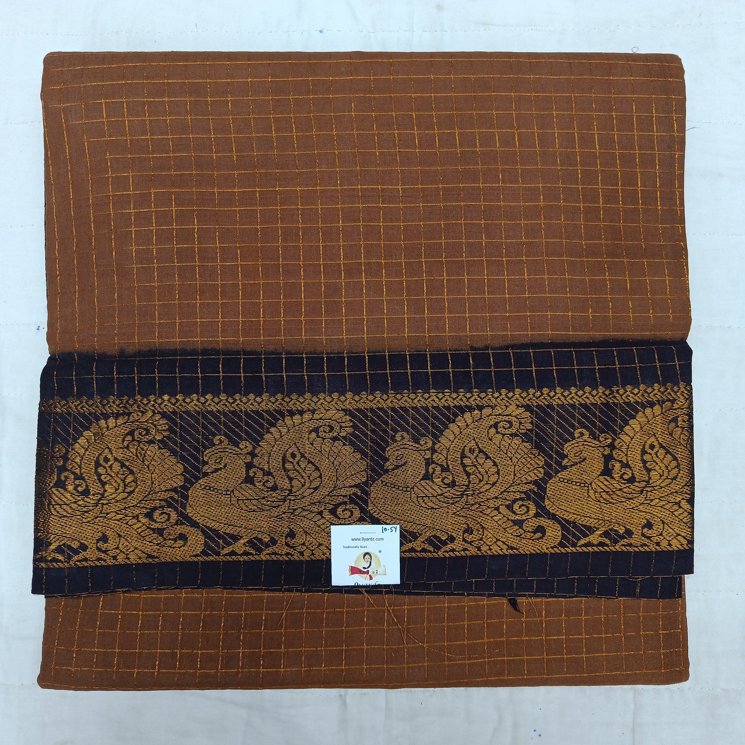 Sungudi zari checked 10.5 yards