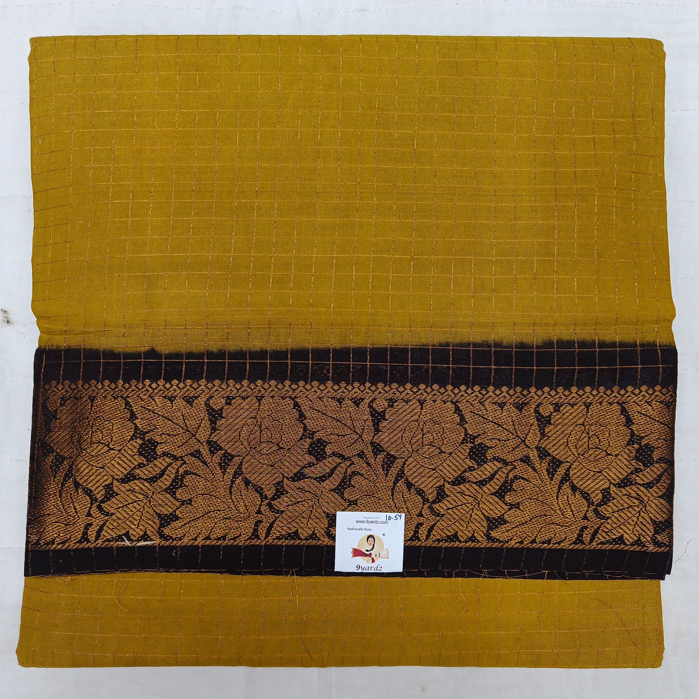Sungudi zari checked 10.5 yards