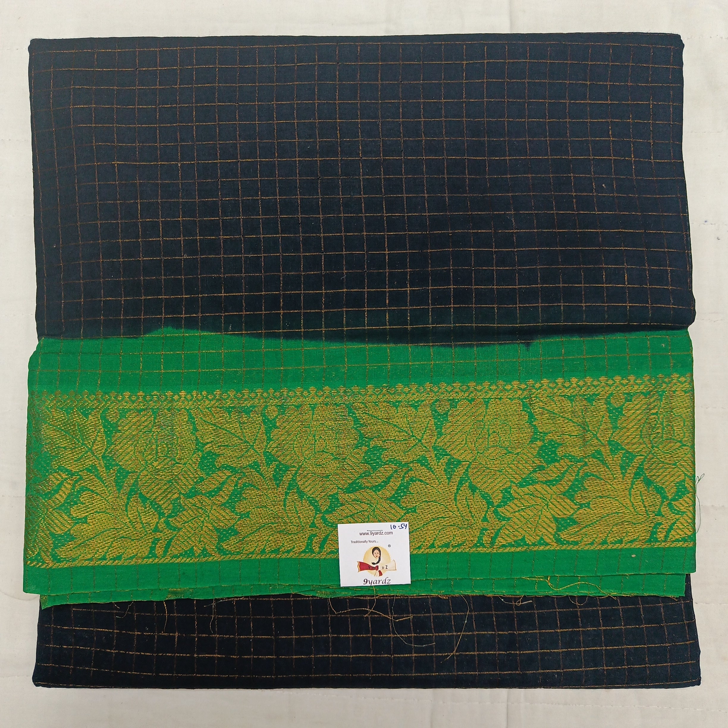 Sungudi zari checked 10.5 yards