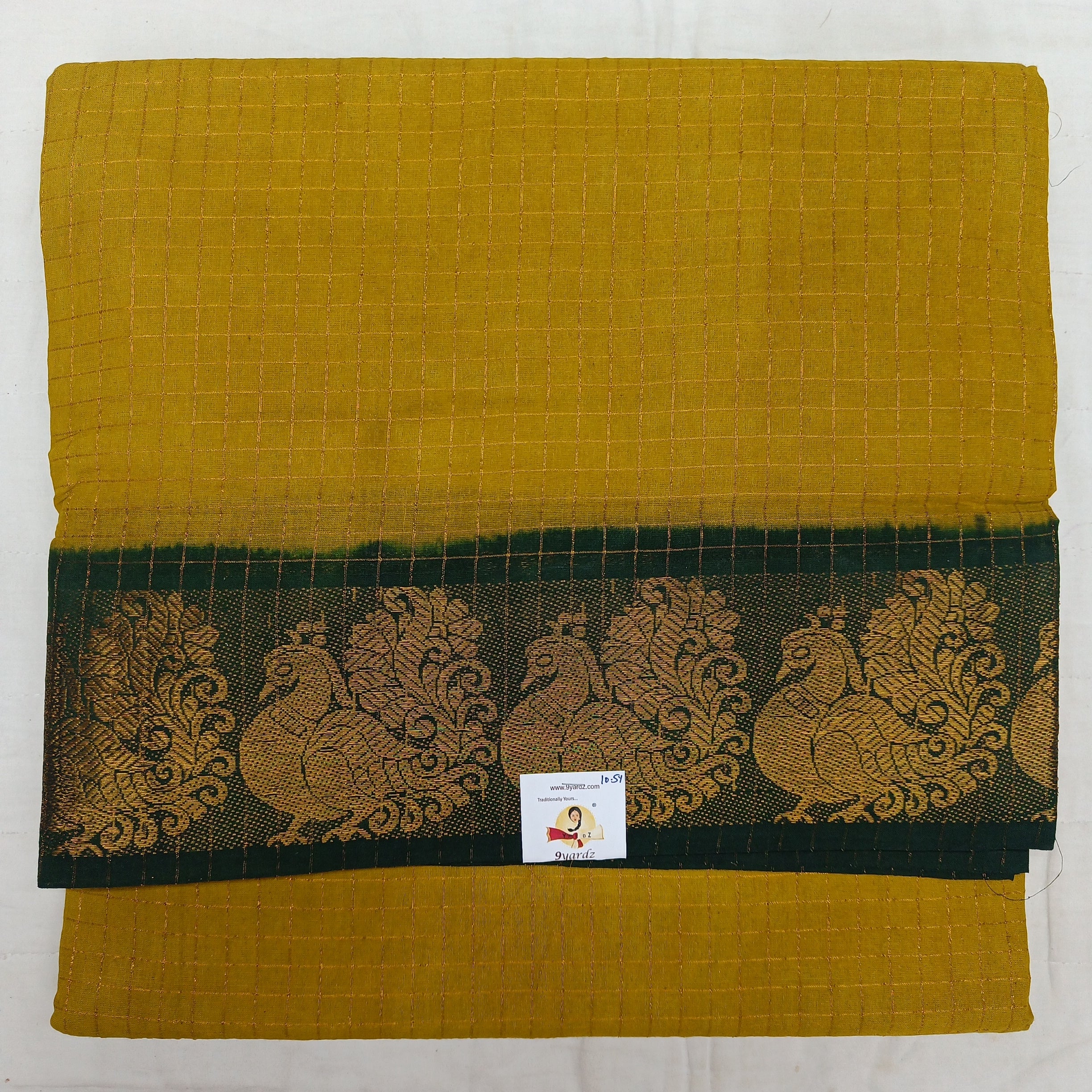 Sungudi zari checked 10.5 yards