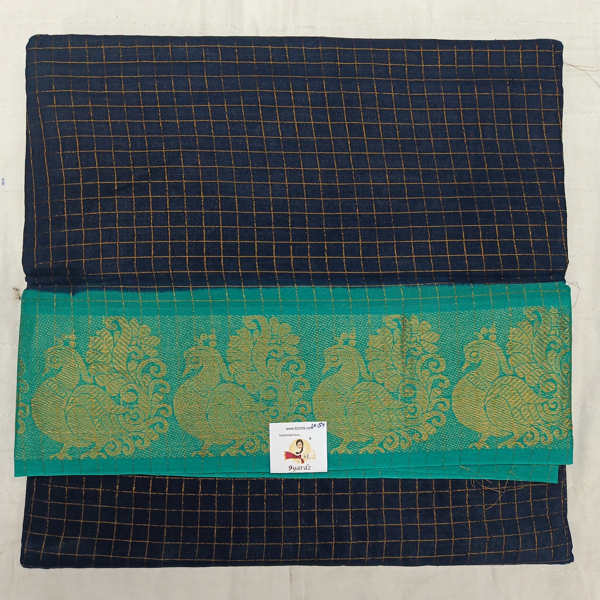 Sungudi zari checked 10.5 yards