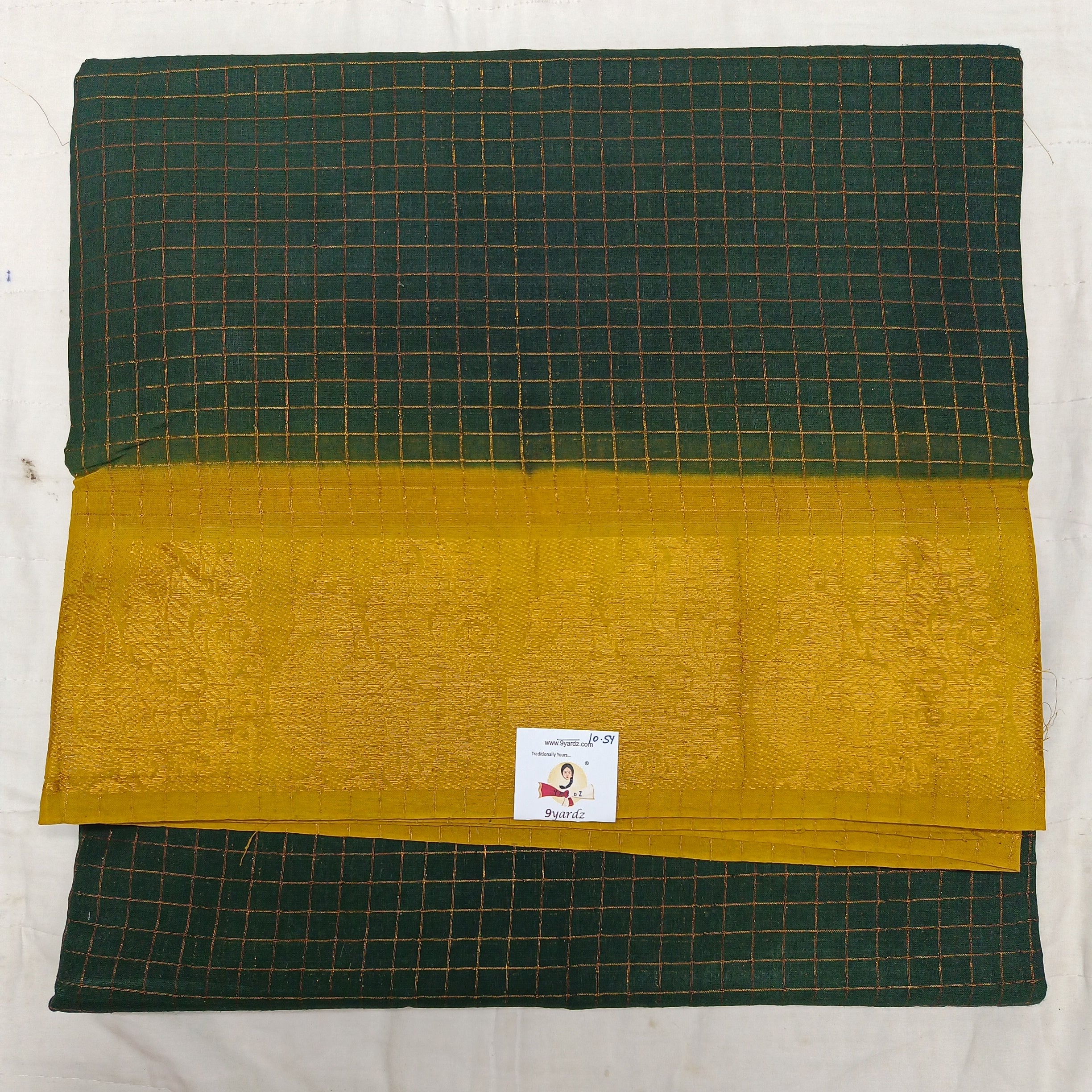 Sungudi zari checked 10.5 yards