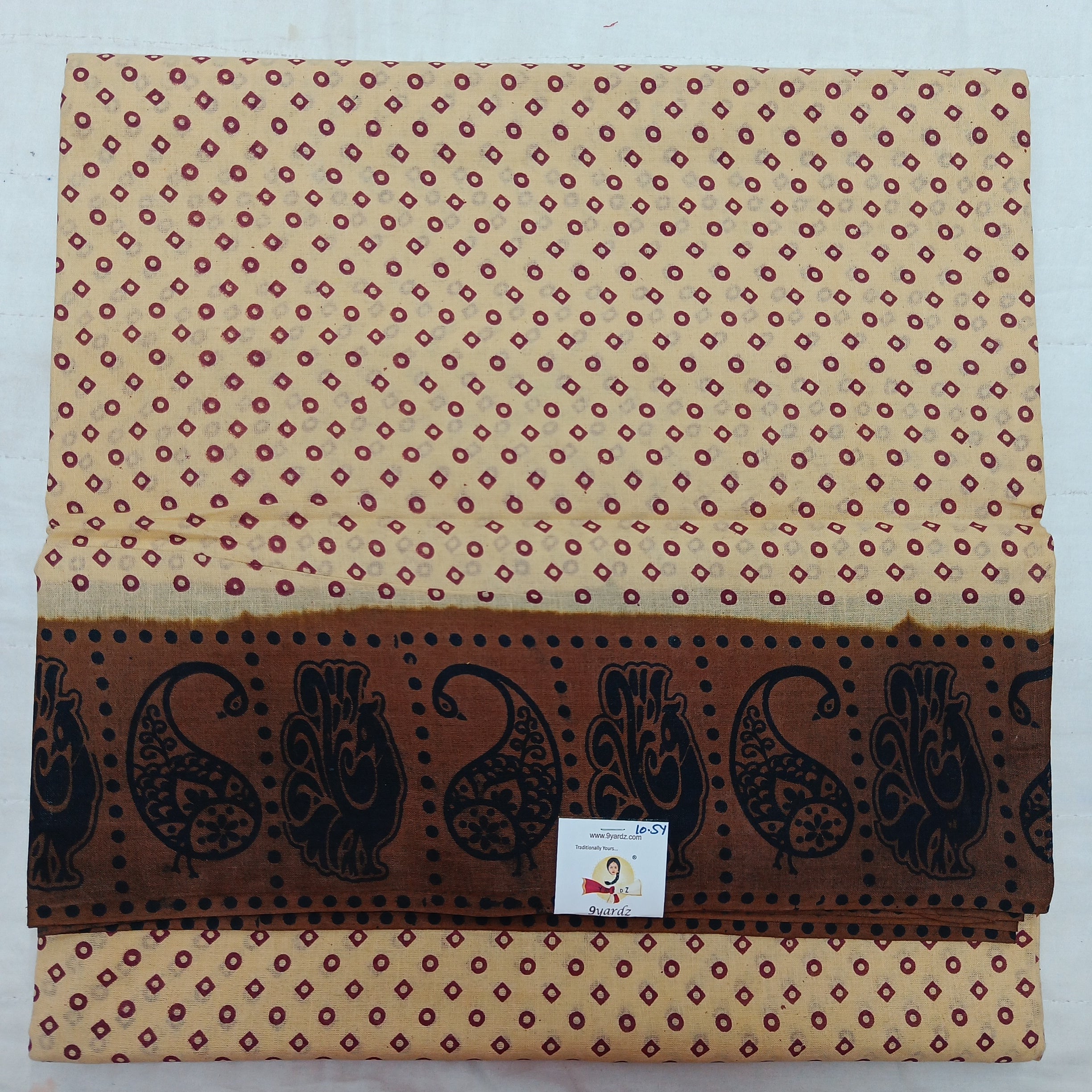 Sungudi cotton madisar 10.5 yards