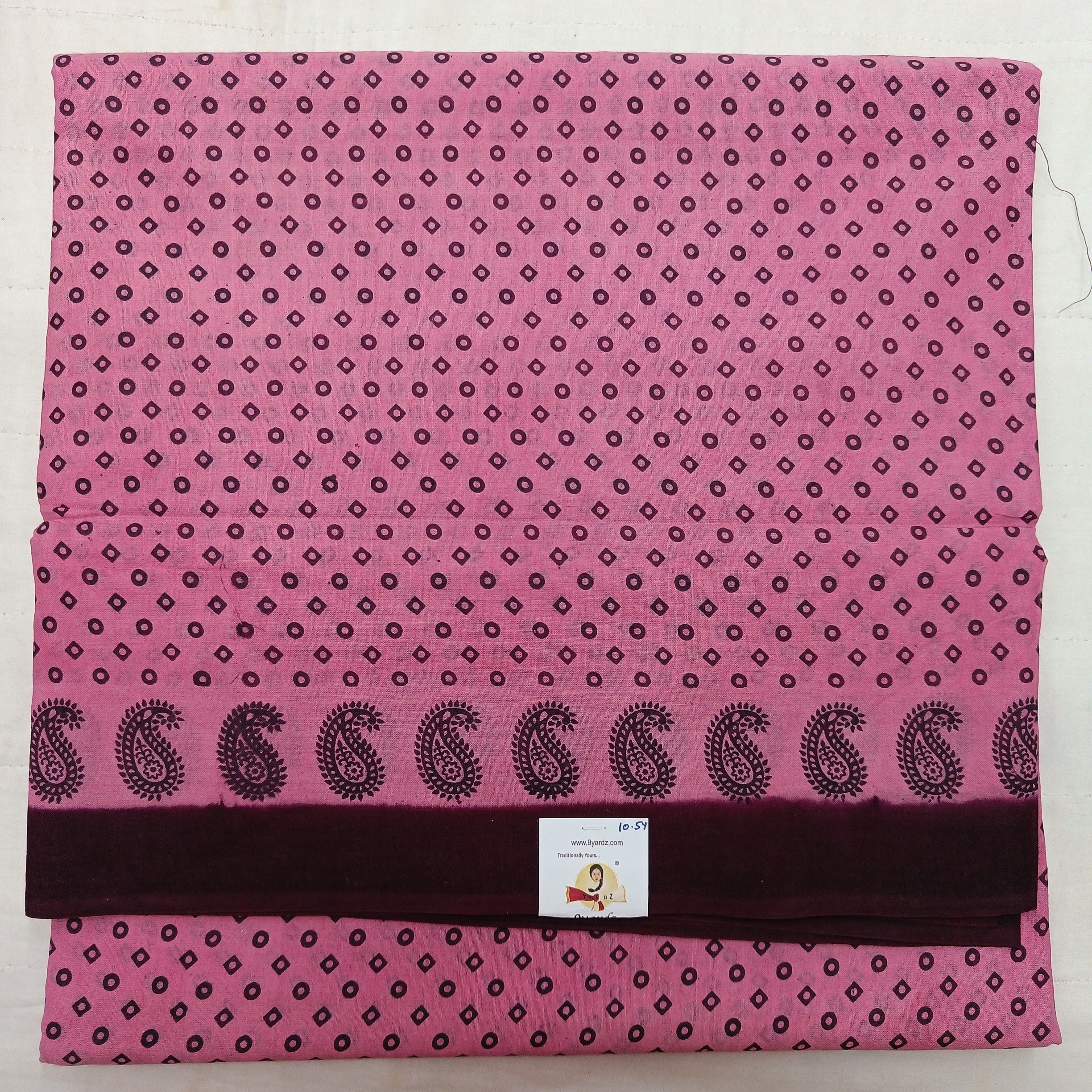 Sungudi cotton madisar 10.5 yards