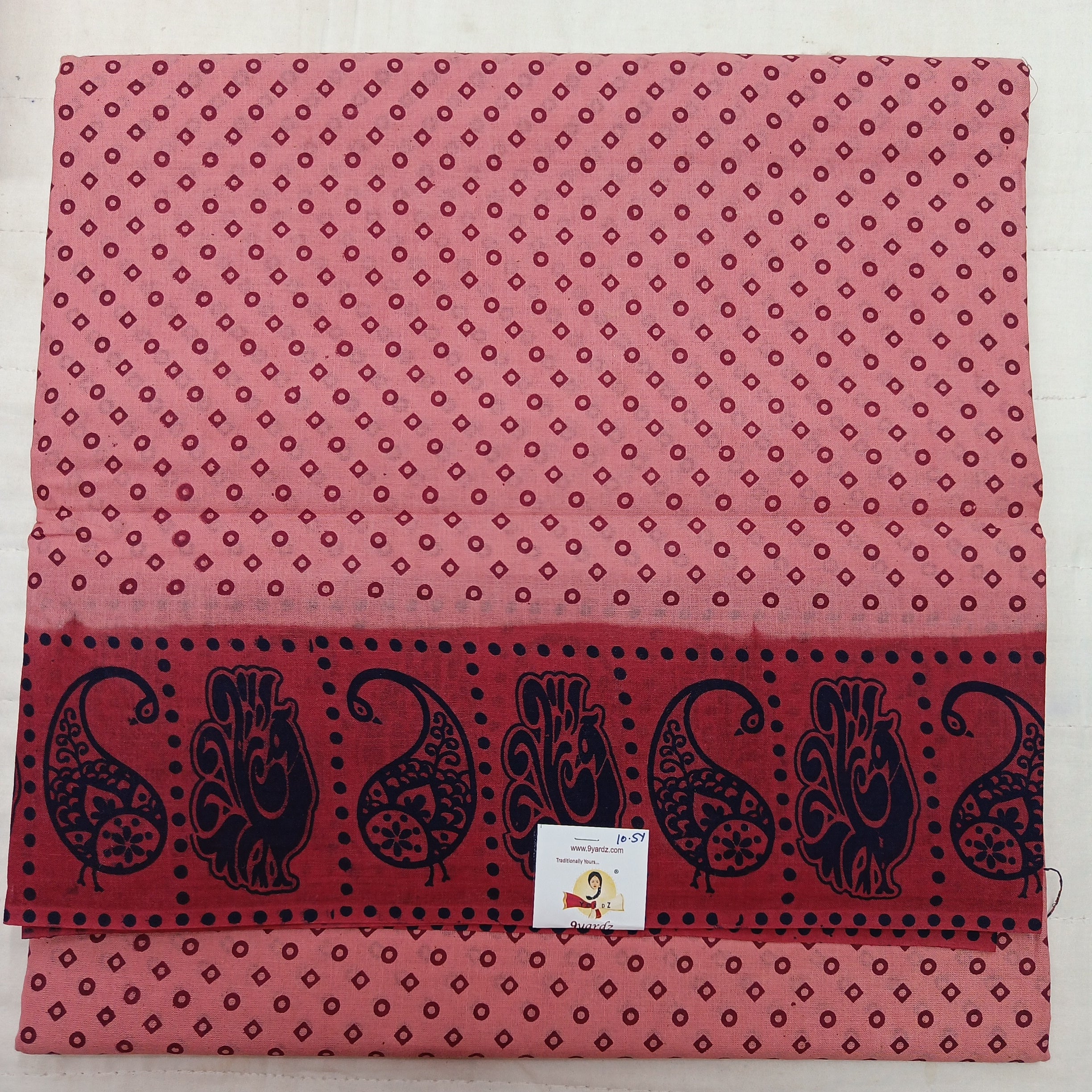 Sungudi cotton madisar 10.5 yards