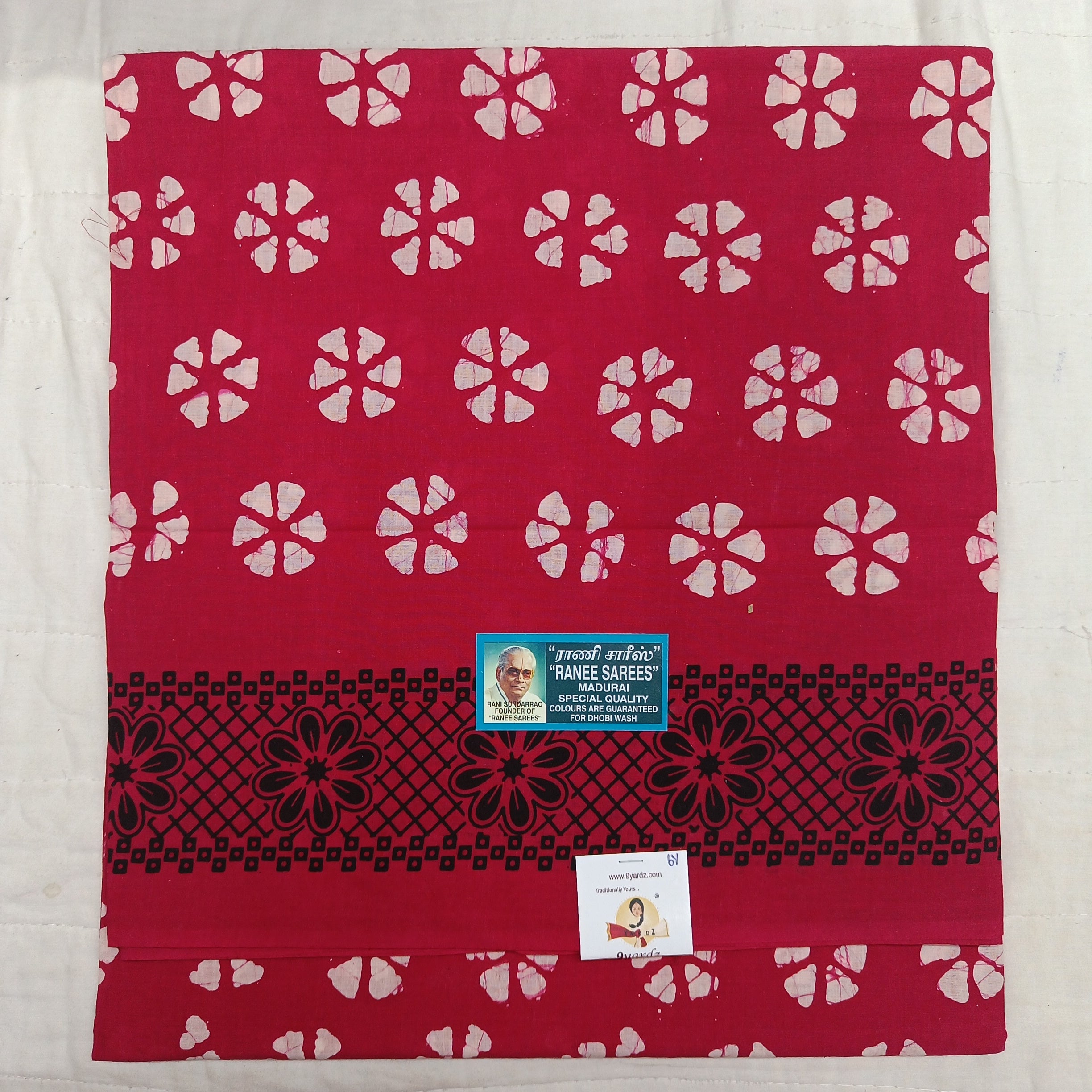Ranee voile sarees 6yards Bathik print