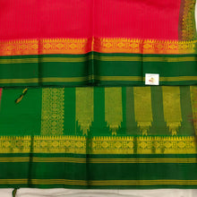 Load image into Gallery viewer, Pure Silk Cotton Korvai 6Yards - Thread Checked