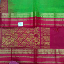 Load image into Gallery viewer, Pure Silk Cotton Korvai 6Yards - Thread Checked