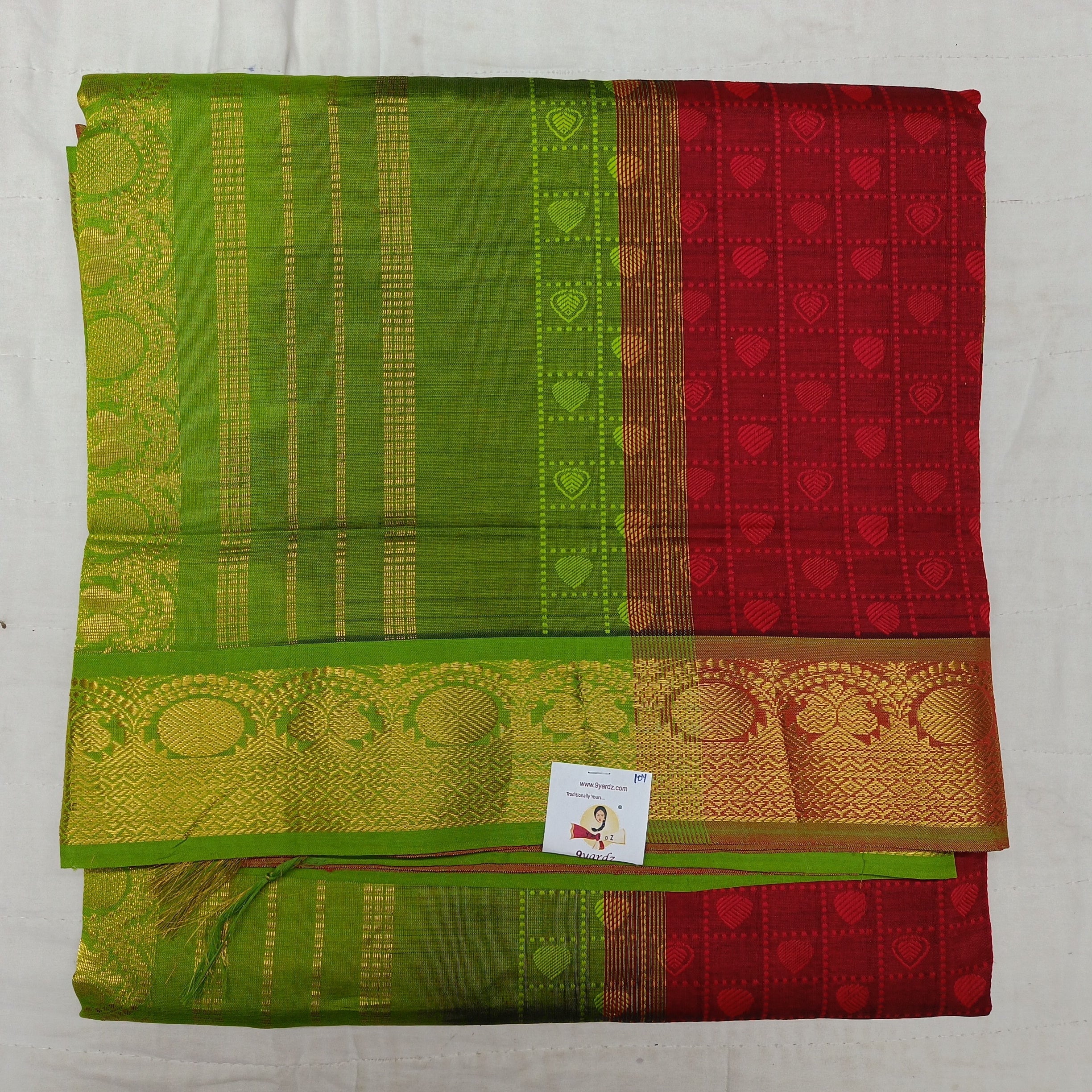 Semi Silk cotton Madisar embossed