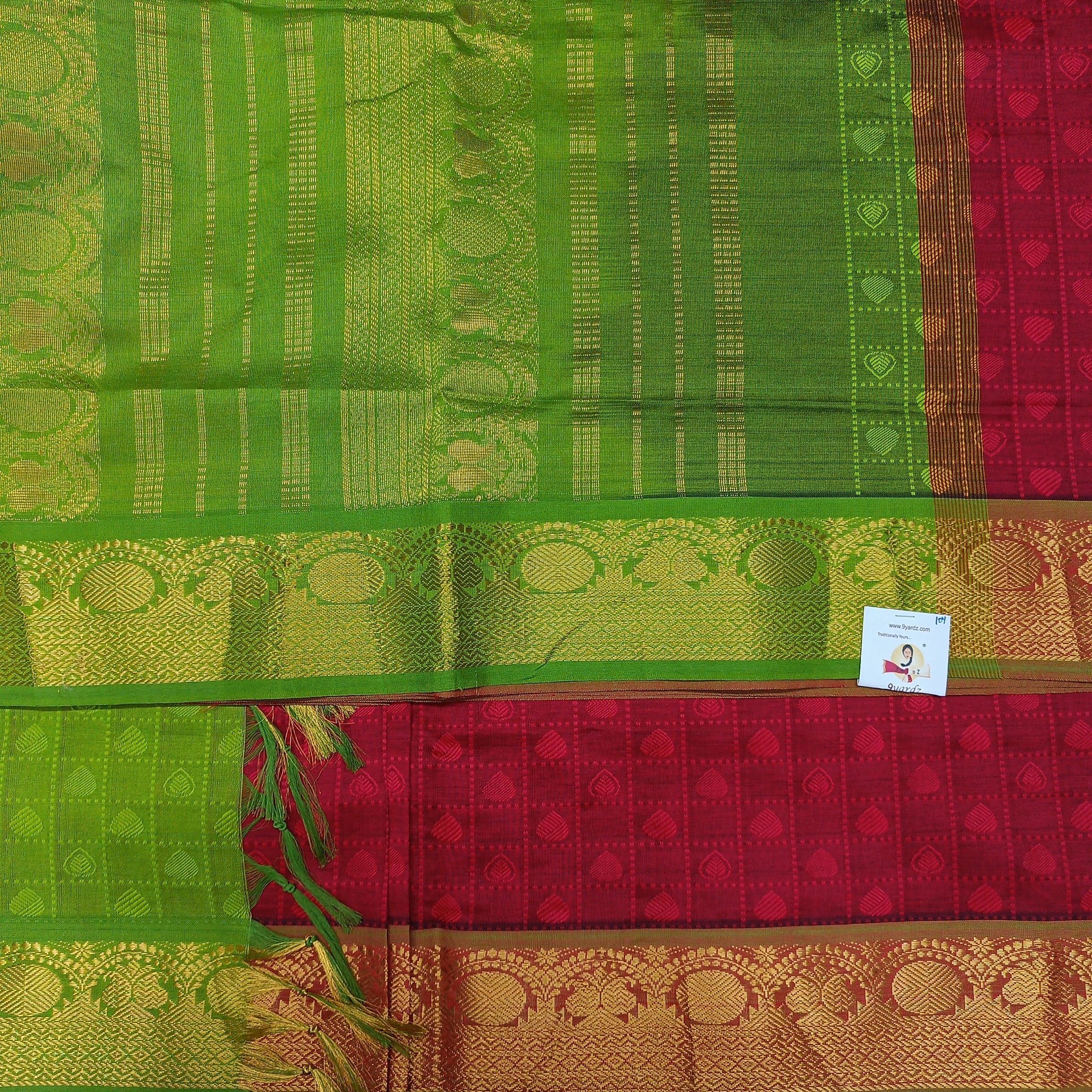 Semi Silk cotton Madisar embossed