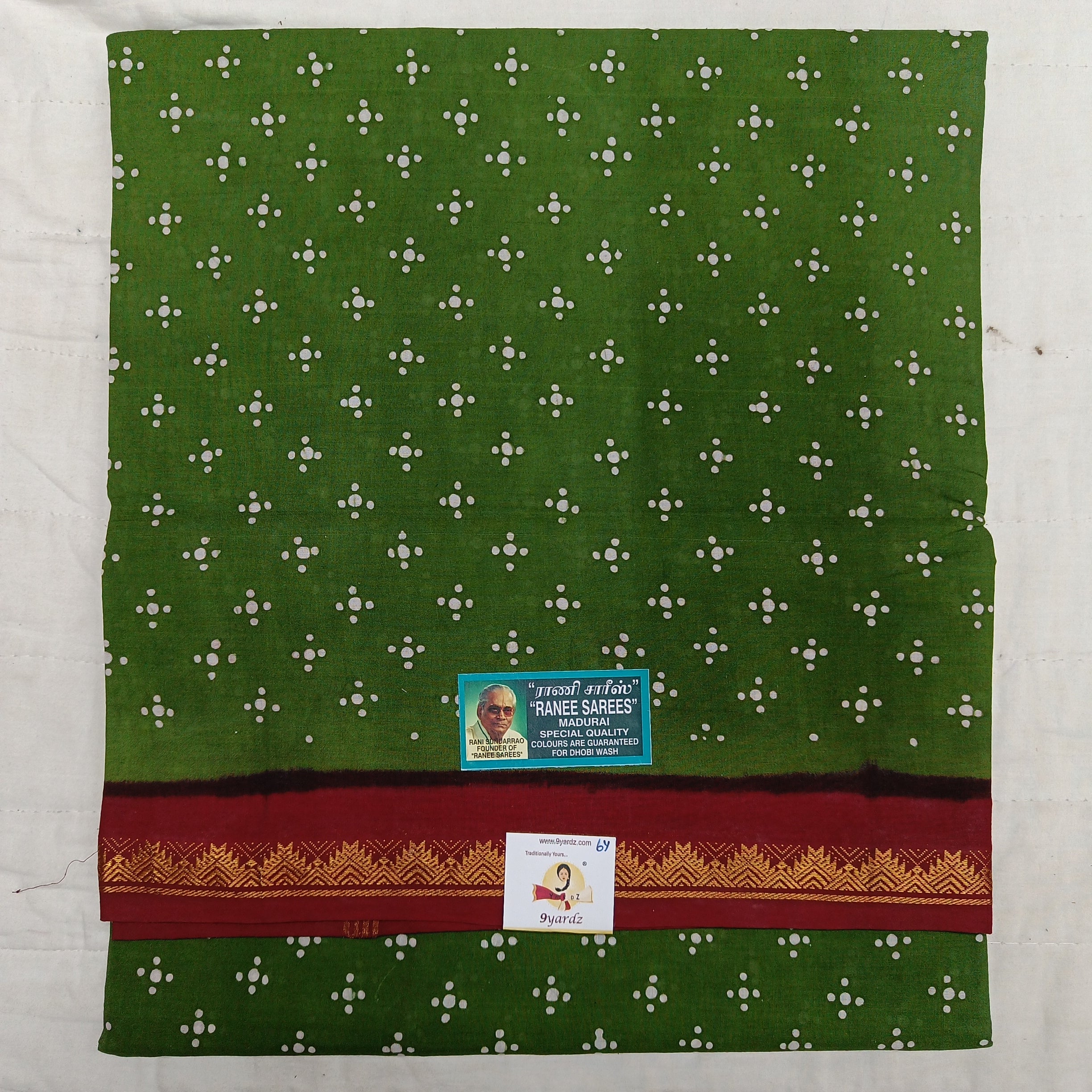 Ranee voile sarees 6yards Bathik print