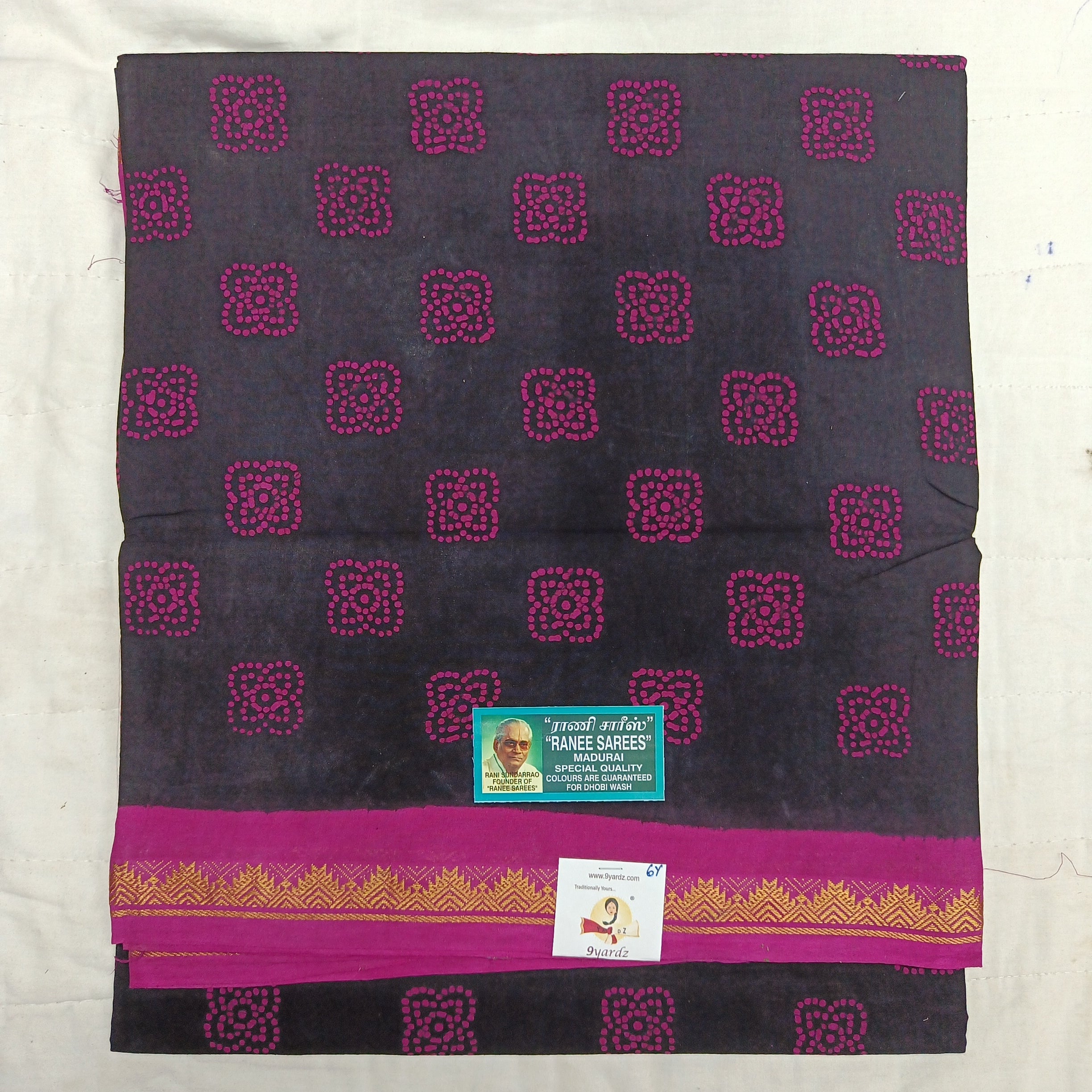 Ranee voile sarees 6yards Bathik print