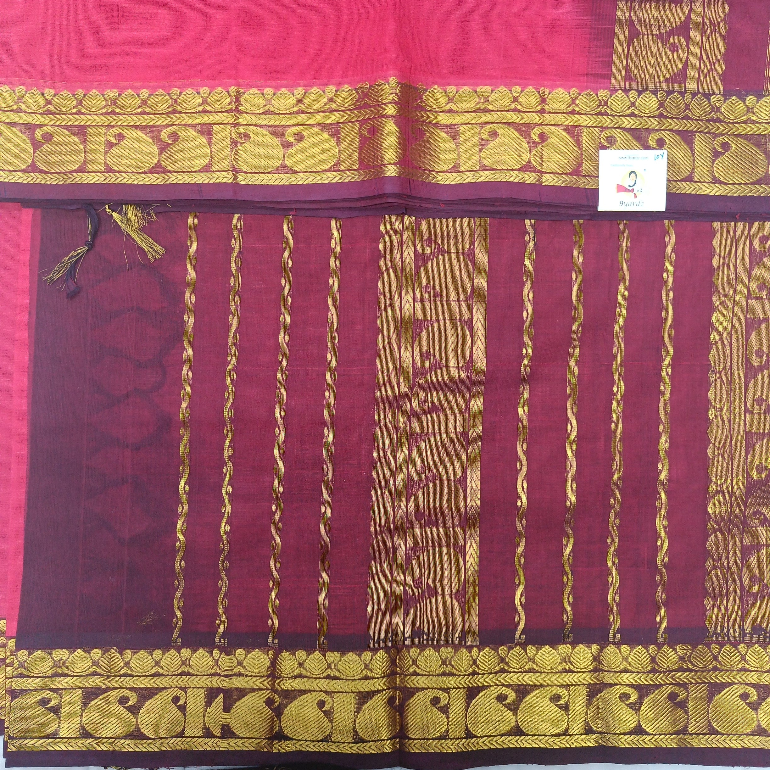 Mercirised /Semi Gadwal Cotton madisar