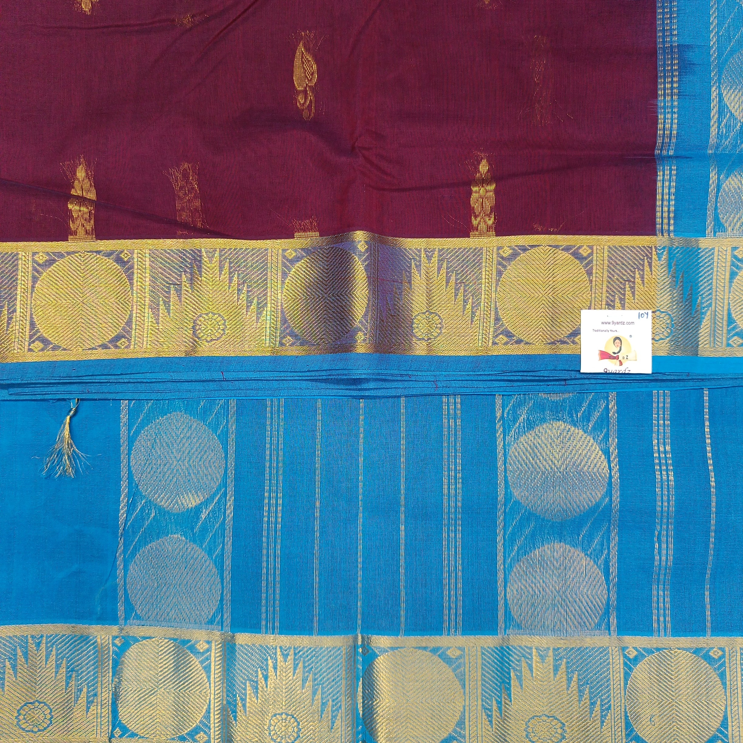 Mercirised/ Semi Gadwal cotton madisar