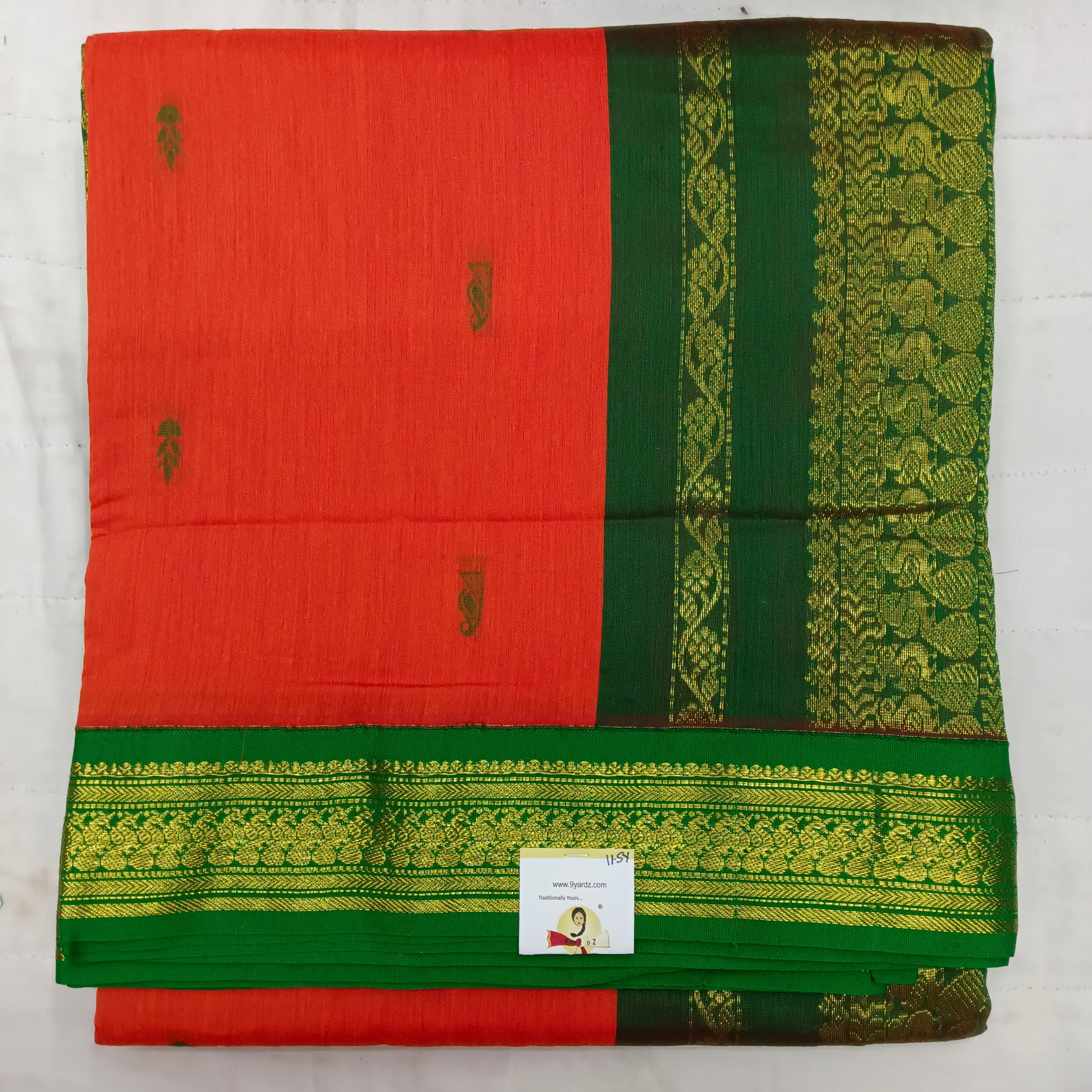 Kalyani cotton 11.5yardz(10.8mtrs)