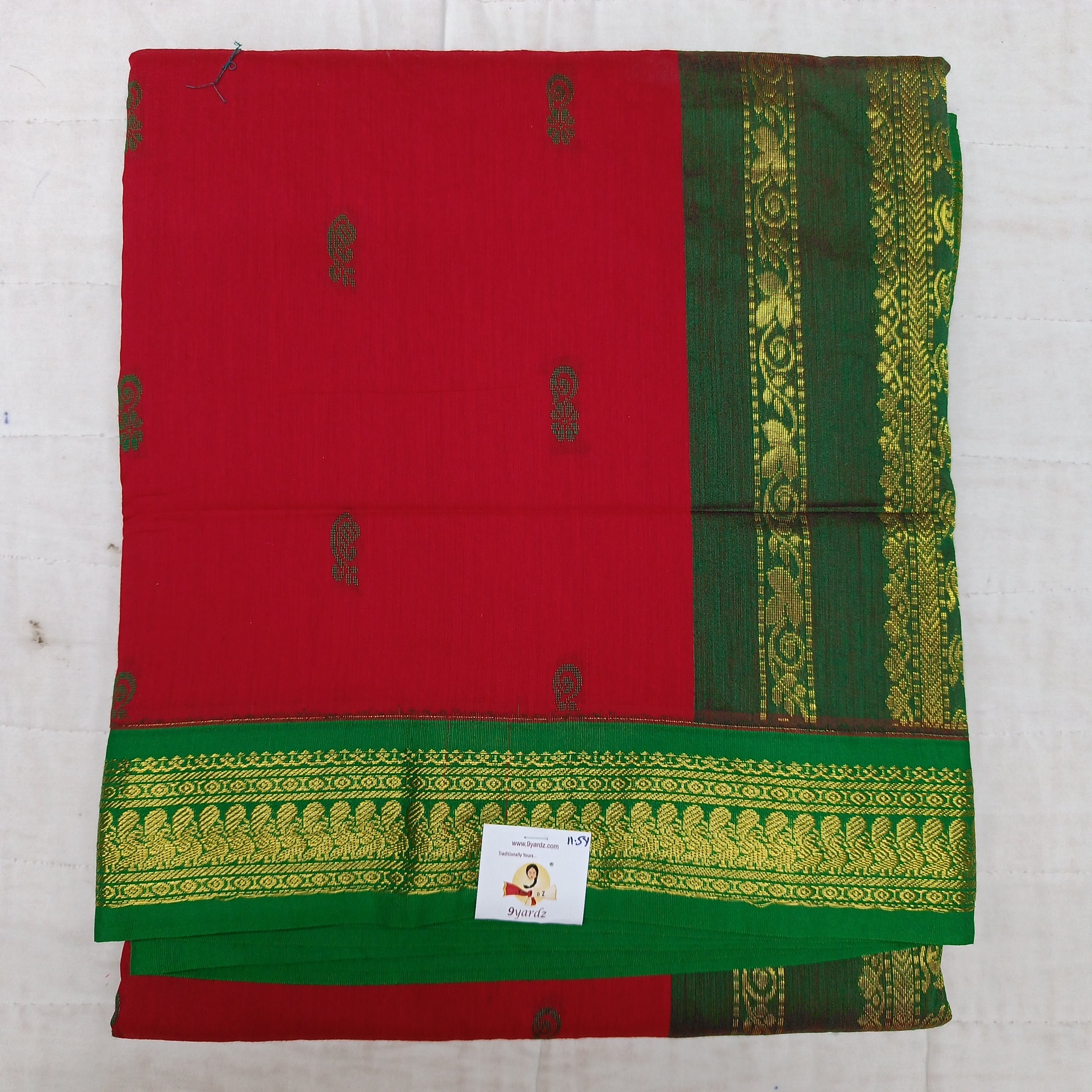 Kalyani cotton 11.5yardz(10.8mtrs)