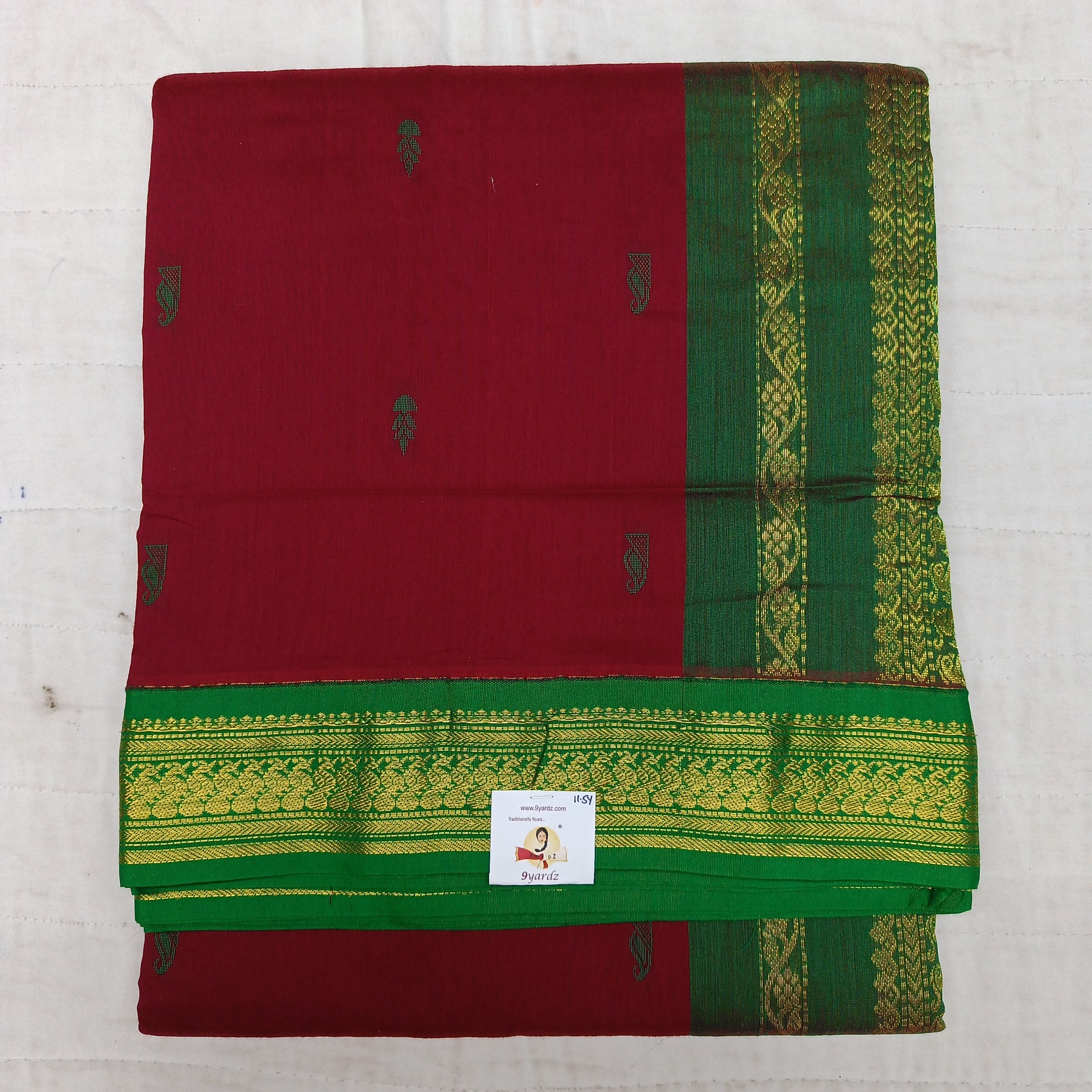 Kalyani cotton 11.5yardz(10.8mtrs)
