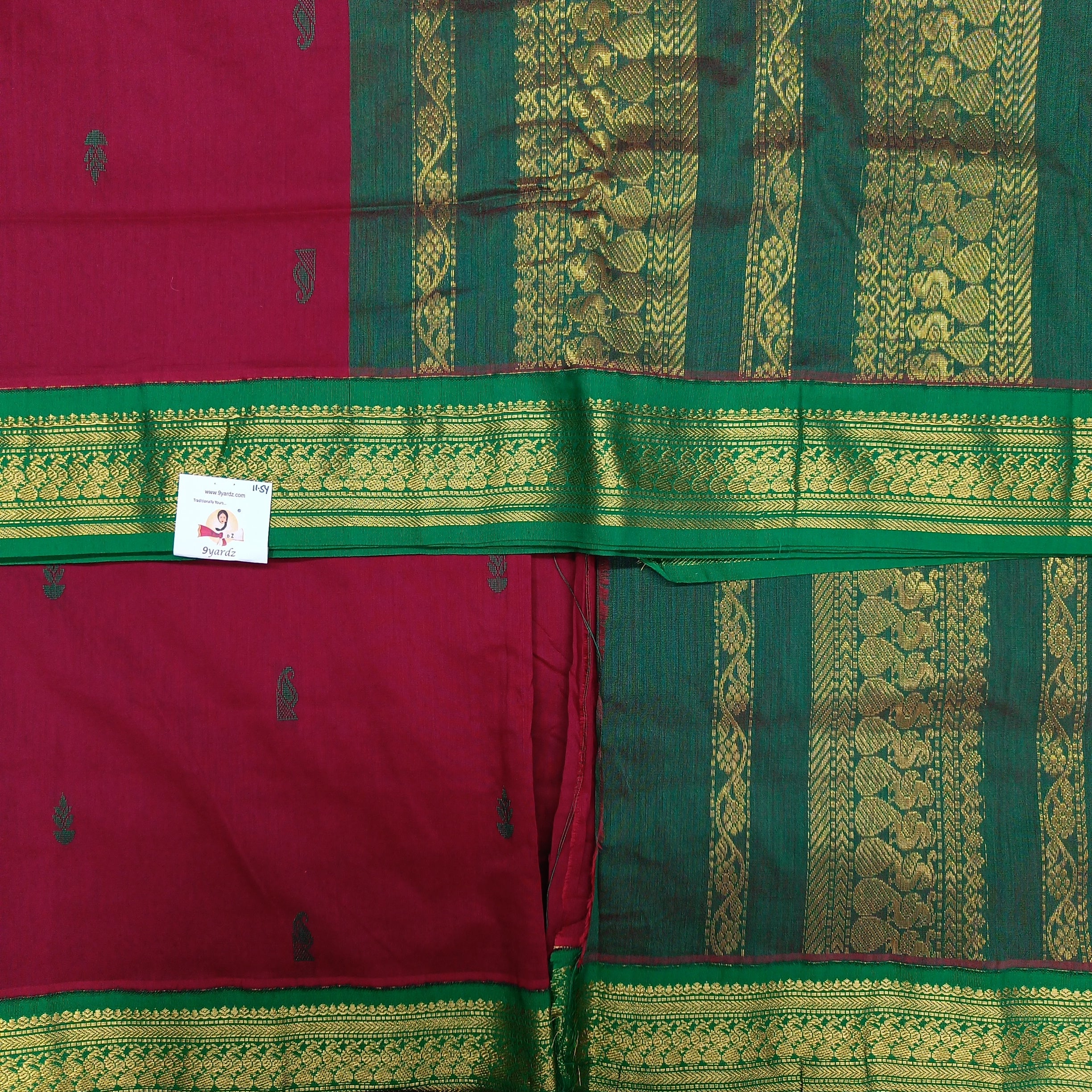Kalyani cotton 11.5yardz(10.8mtrs)