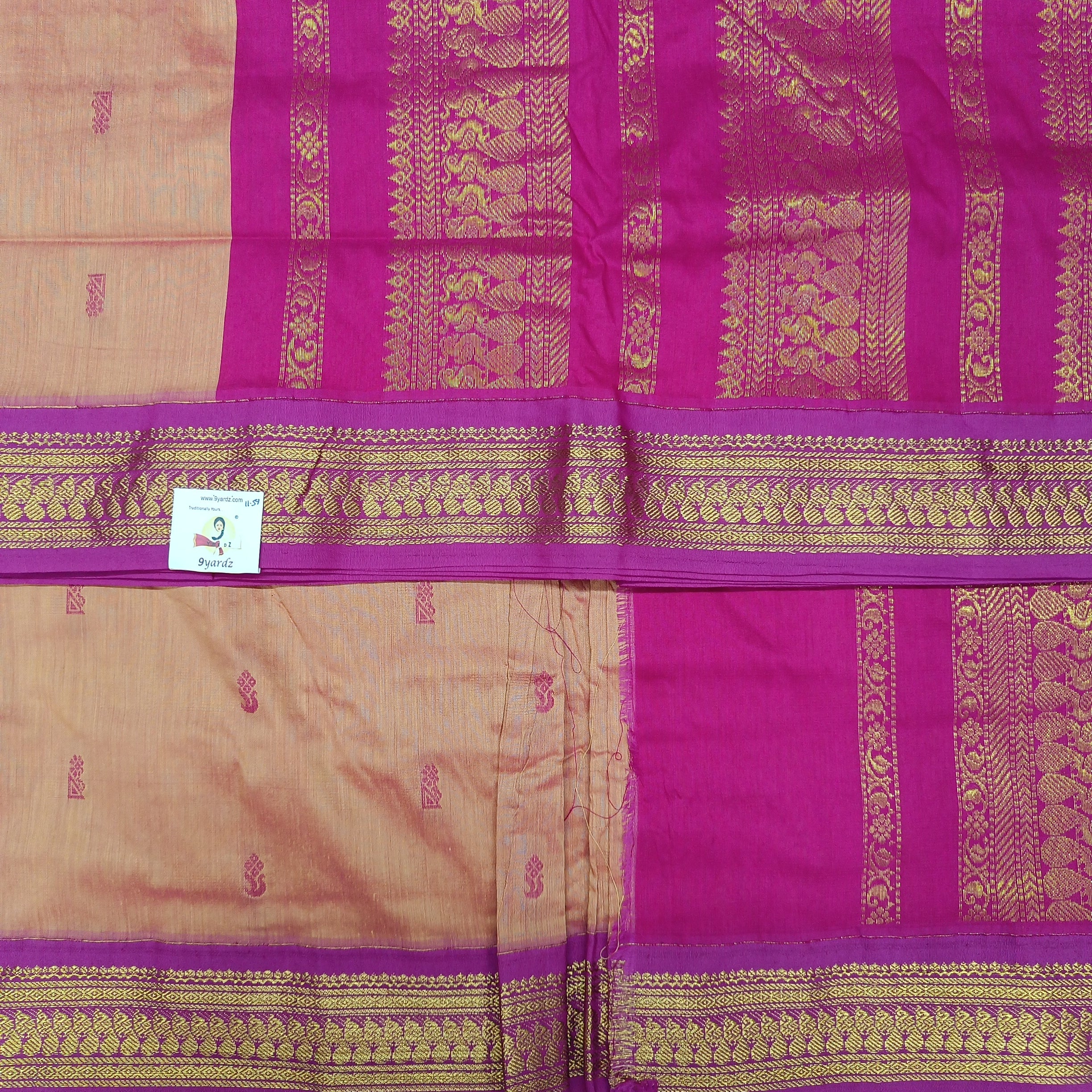 Kalyani cotton 11.5yardz(10.8mtrs)