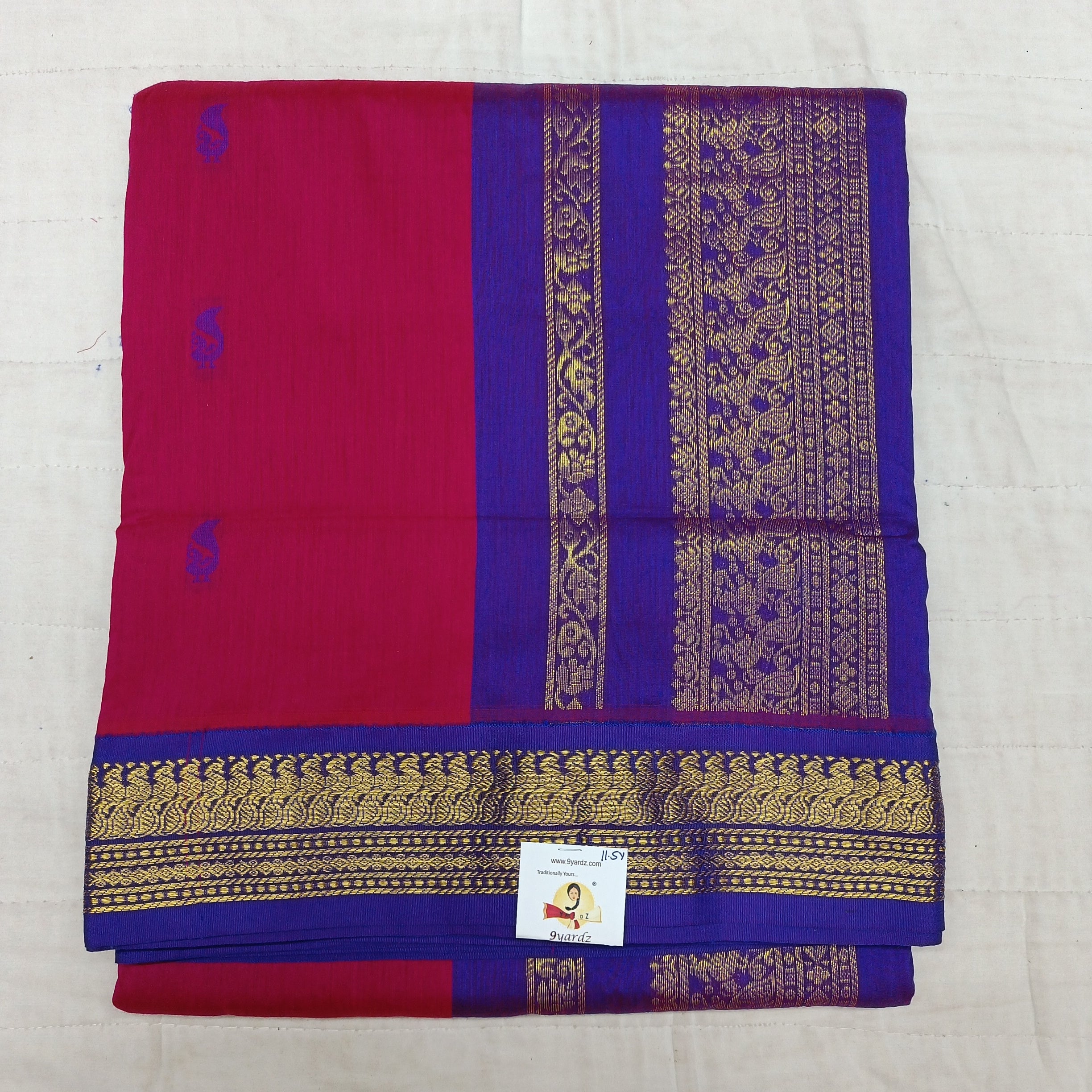 Kalyani cotton 11.5yardz(10.8mtrs)