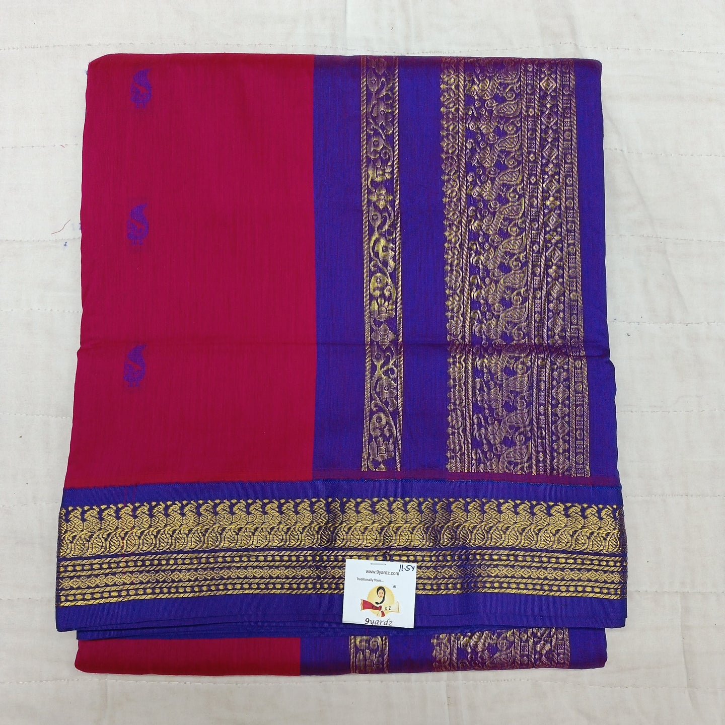 Kalyani cotton 11.5yardz(10.8mtrs)