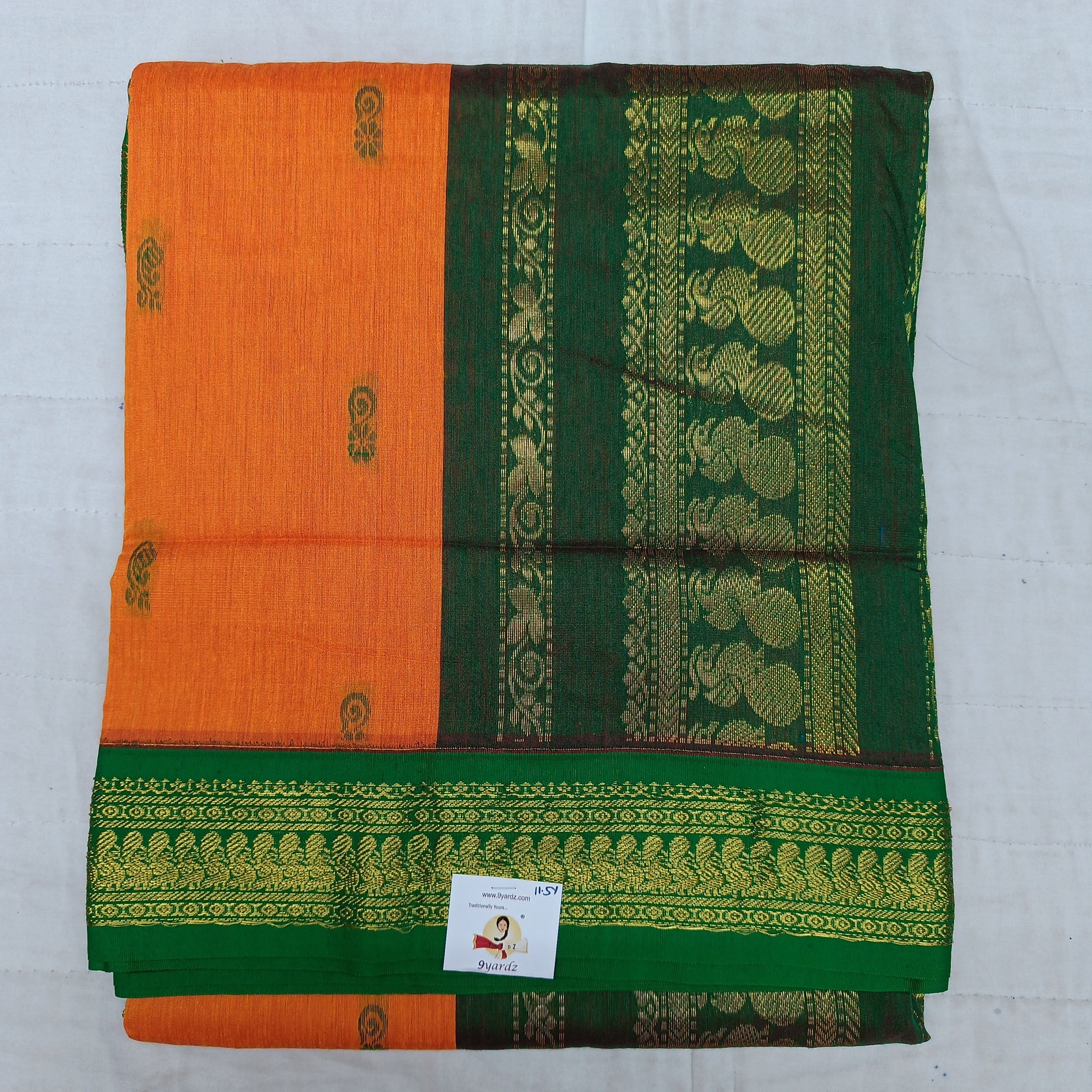Kalyani cotton 11.5yardz(10.8mtrs)
