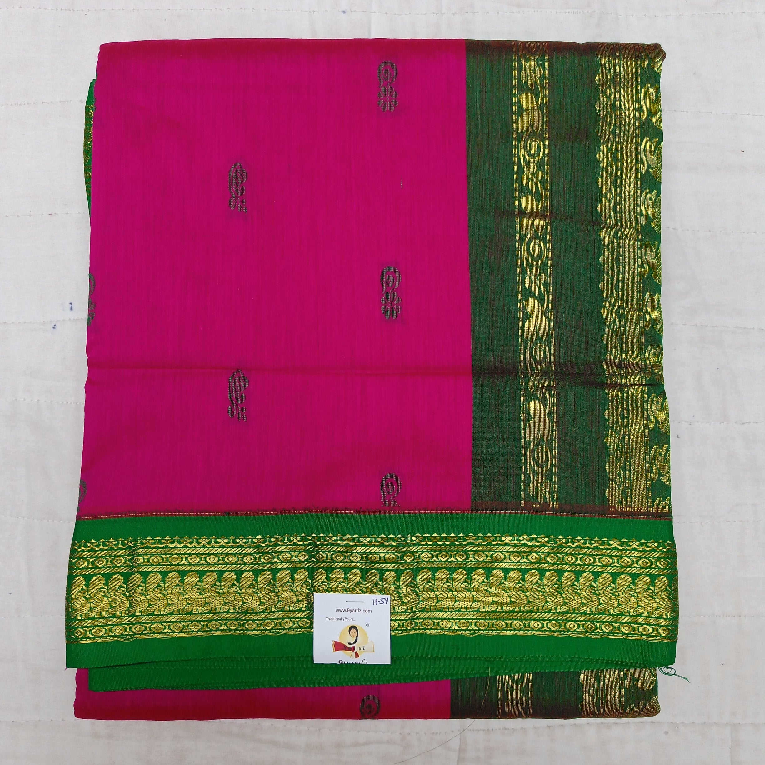 Kalyani cotton 11.5yardz(10.8mtrs)