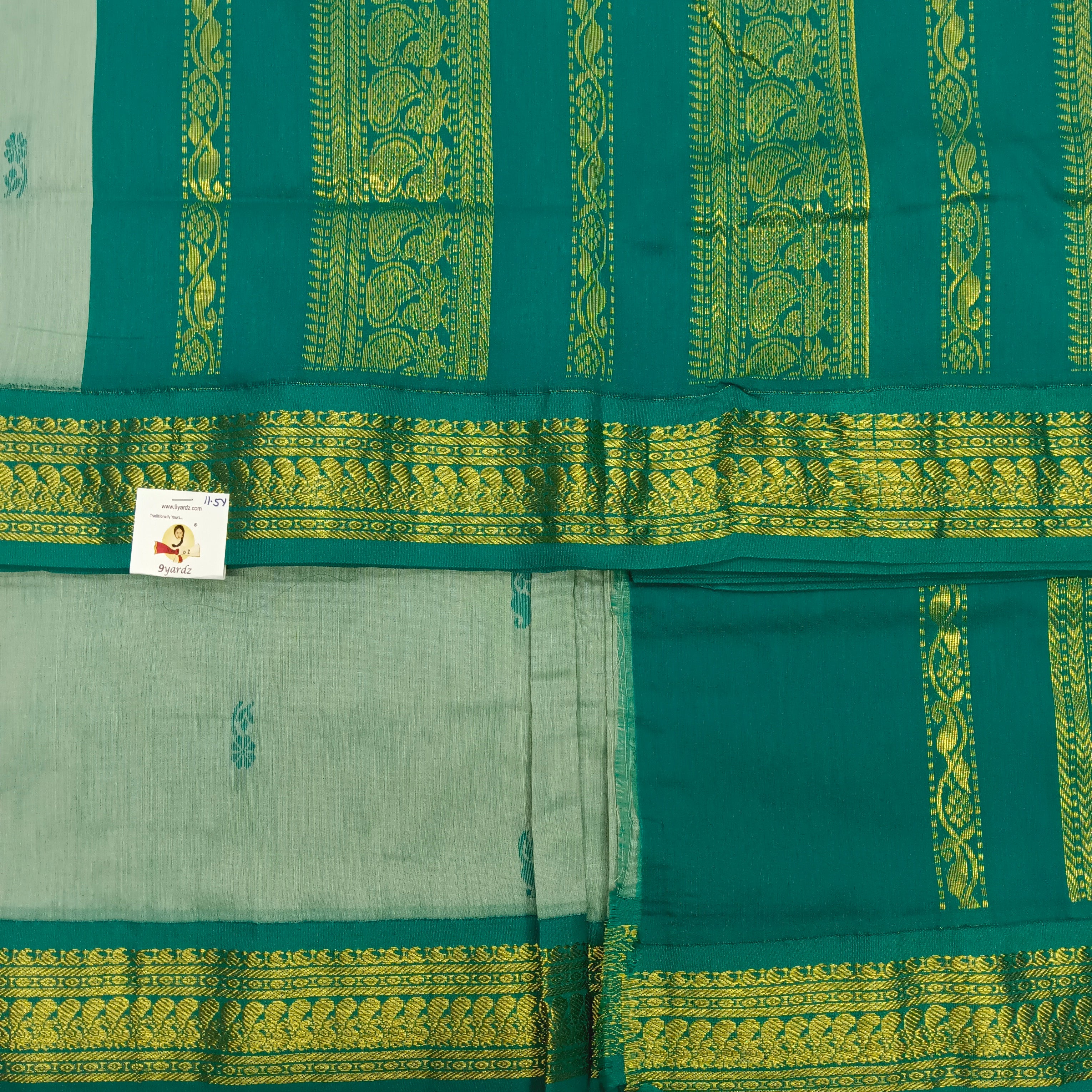 Kalyani cotton 11.5yardz(10.8mtrs)