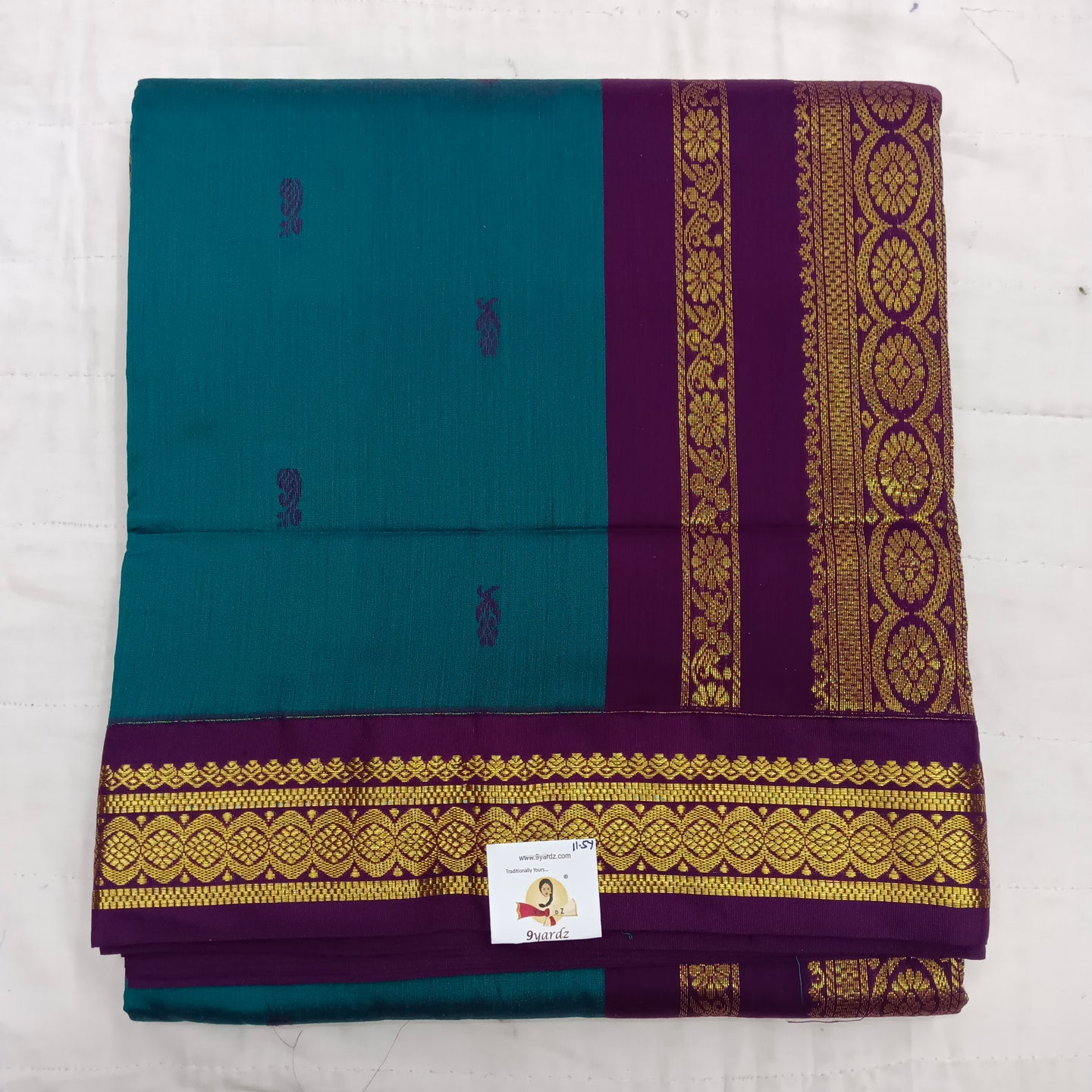 Kalyani cotton 11.5yardz(10.8mtrs)