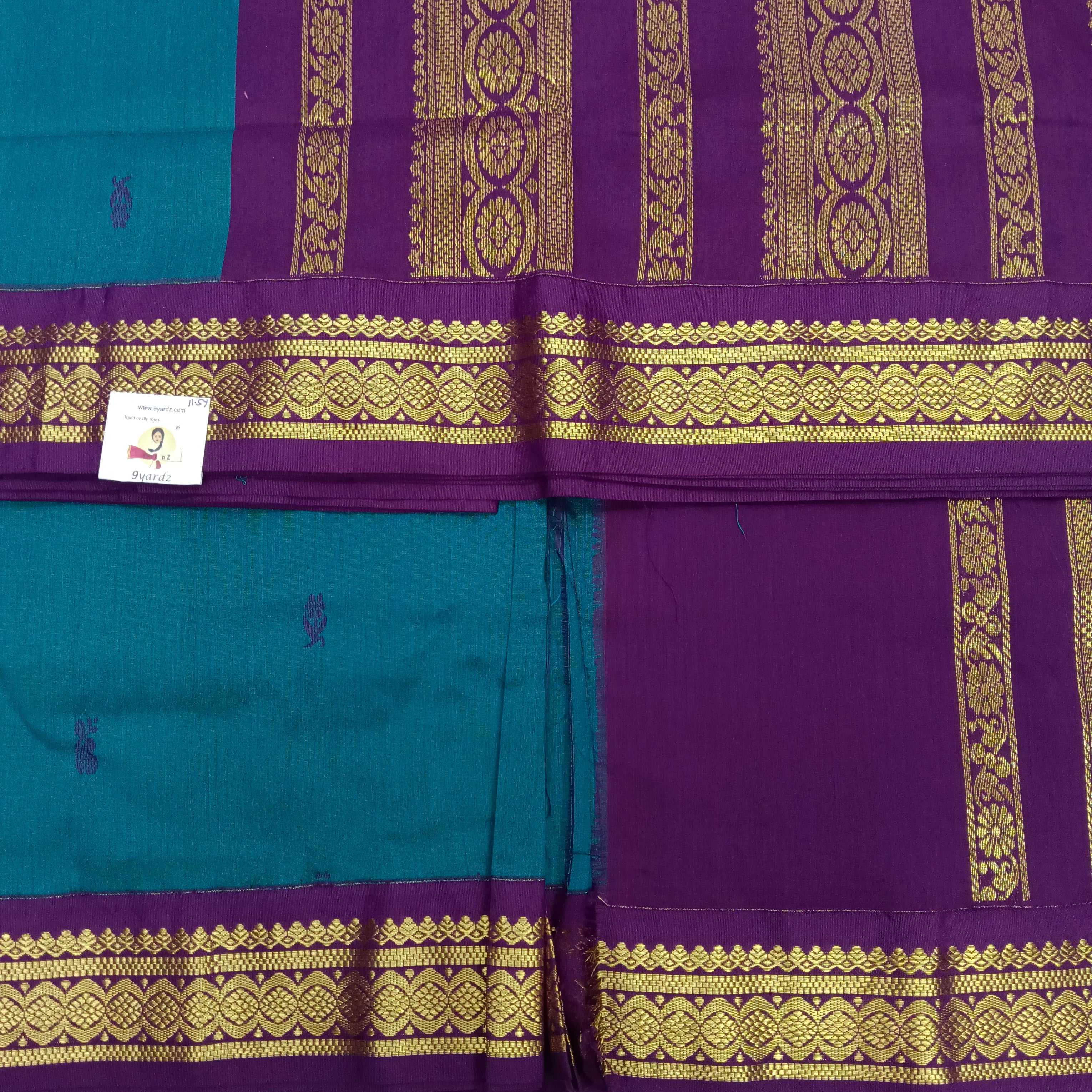 Kalyani cotton 11.5yardz(10.8mtrs)