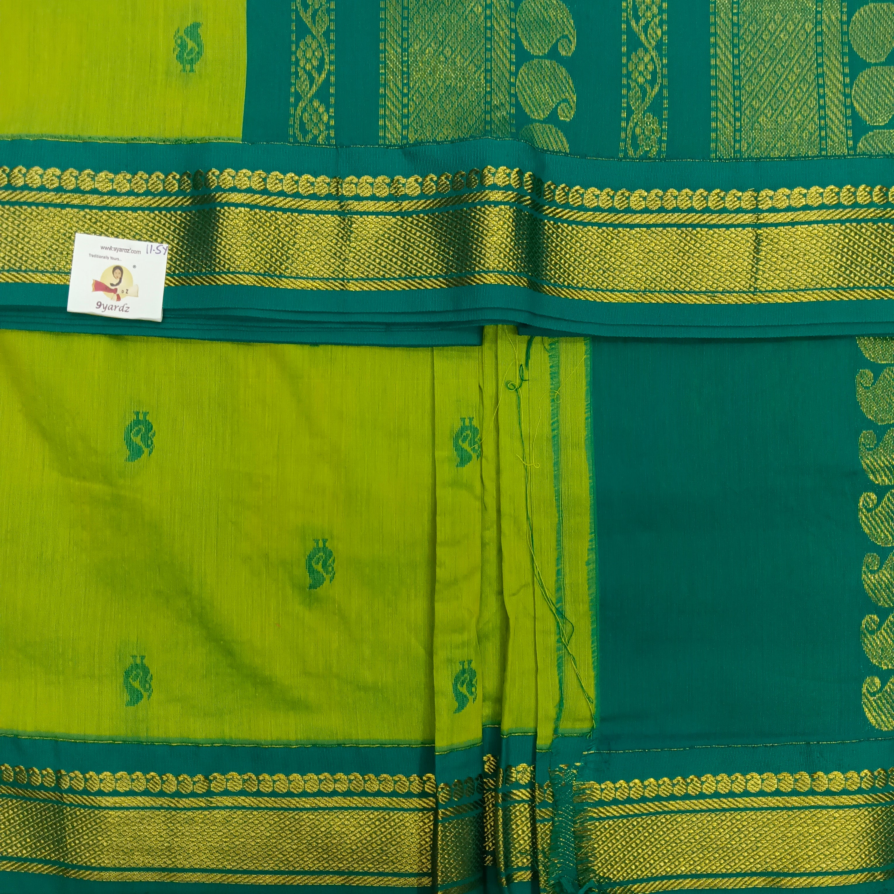 Kalyani cotton 11.5yardz(10.8mtrs)