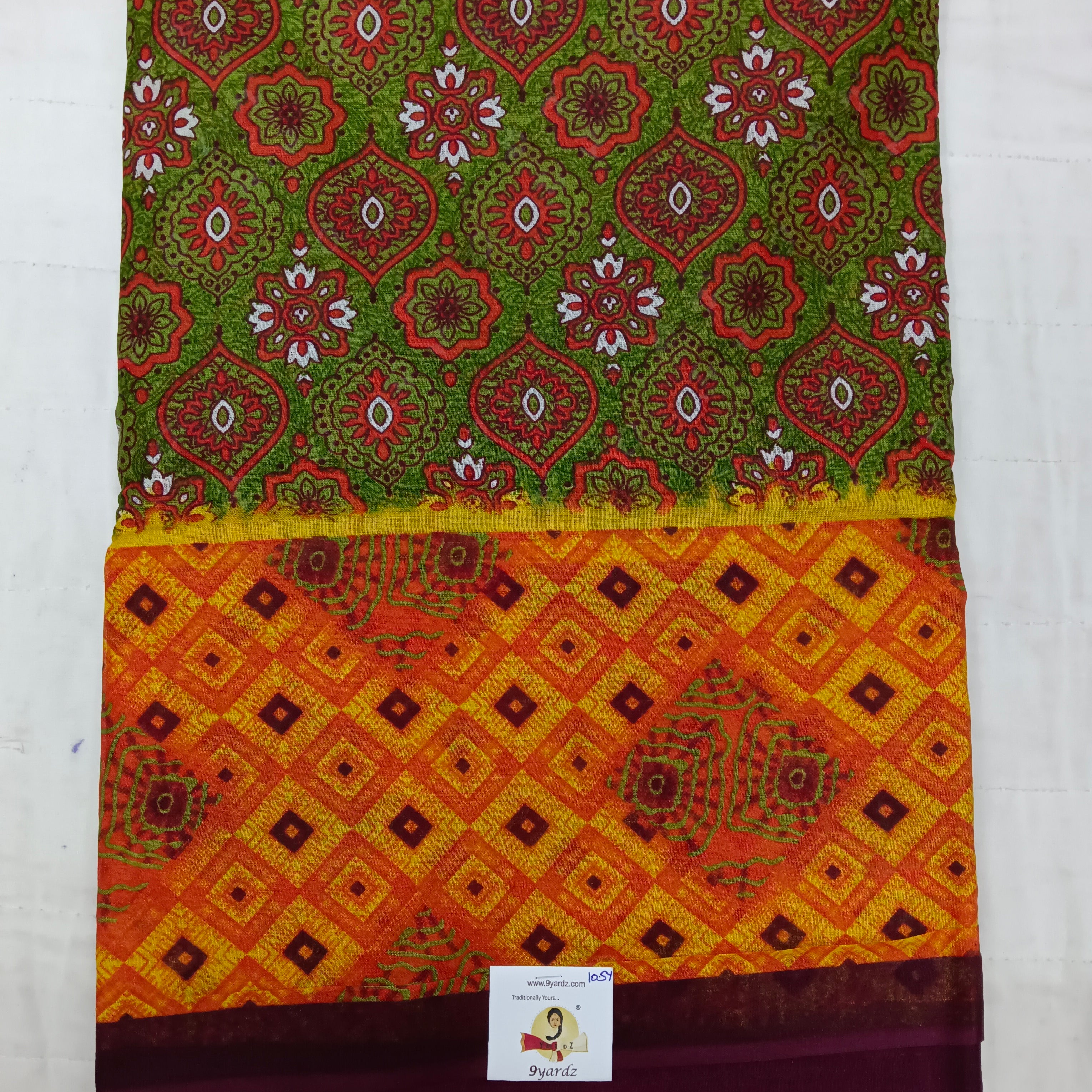 Erode cotton 10.5 yards madisar