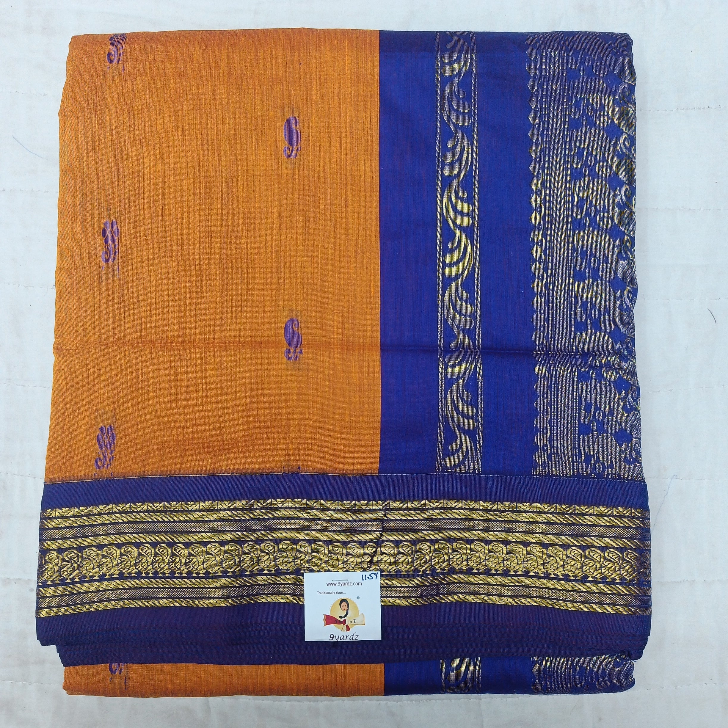Kalyani cotton 11.5yardz(10.8mtrs)