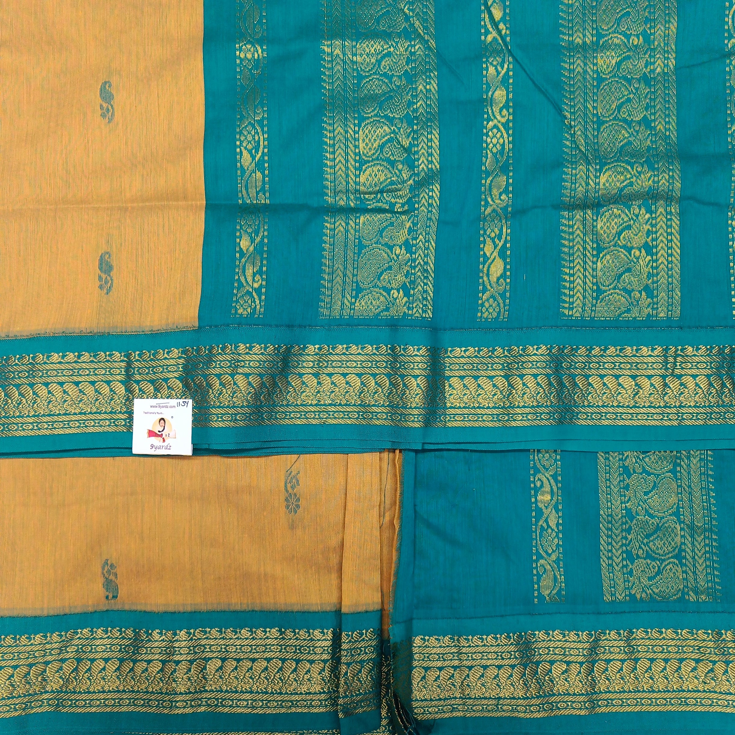 Kalyani cotton 11.5yardz(10.8mtrs)