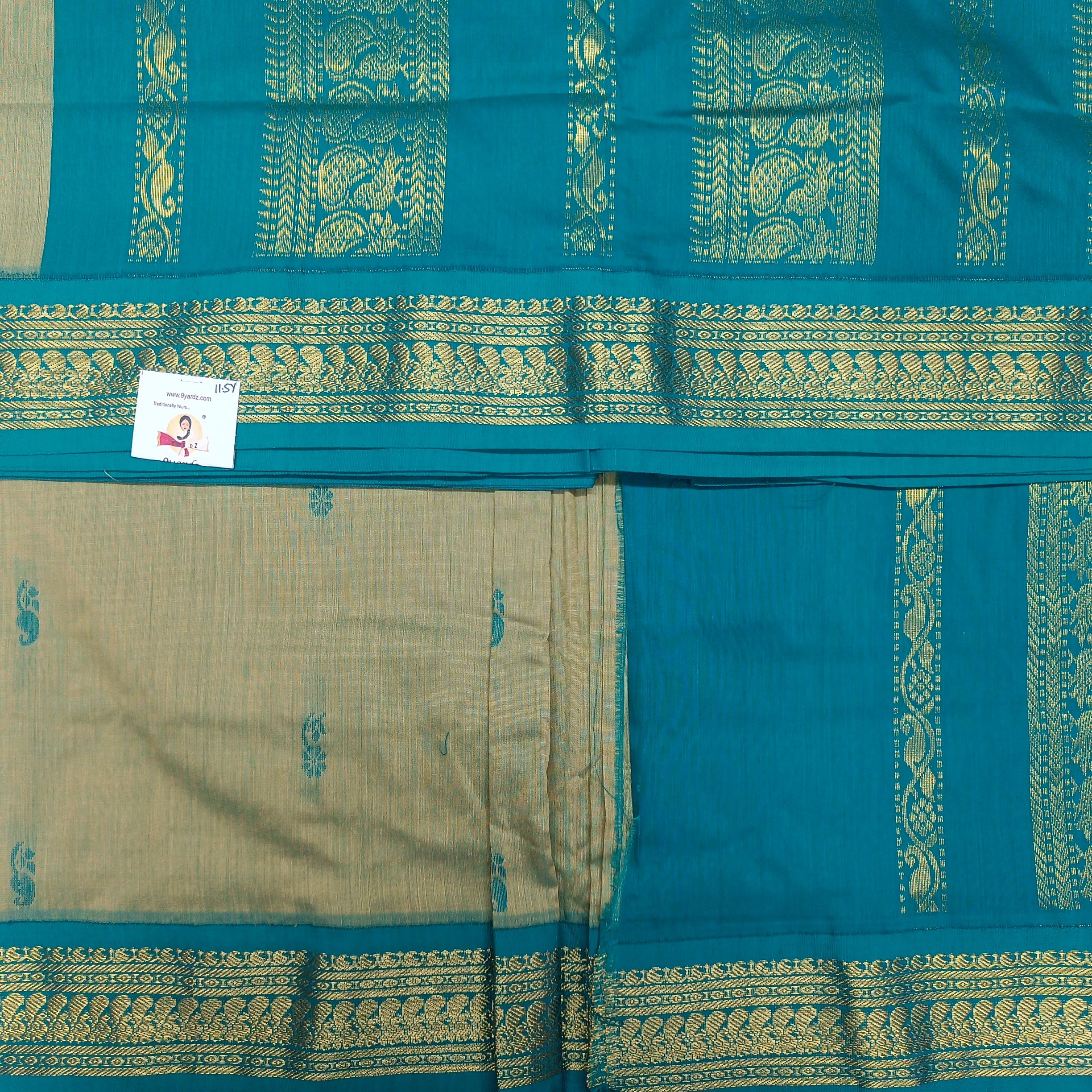 Kalyani cotton 11.5yardz(10.8mtrs)