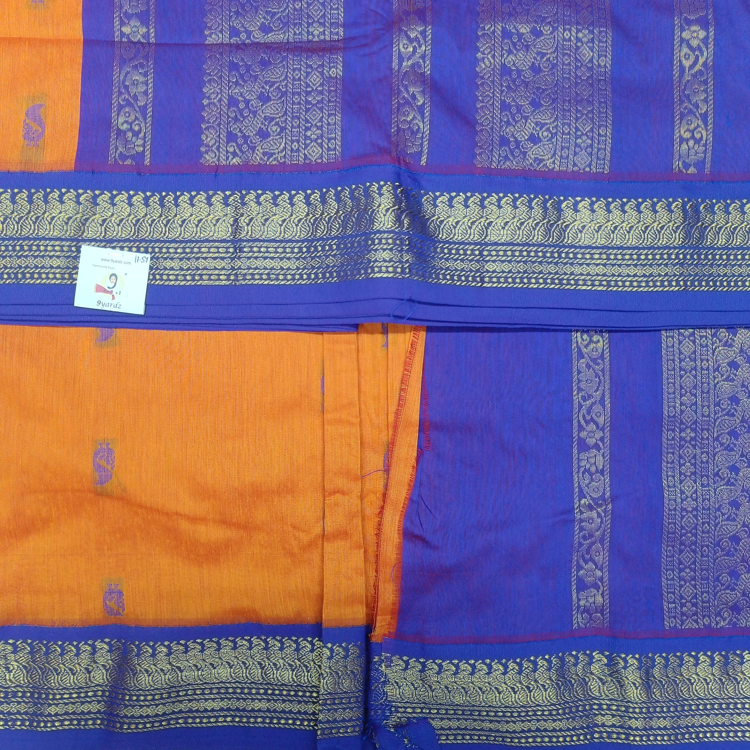 Kalyani cotton 11.5yardz(10.8mtrs)