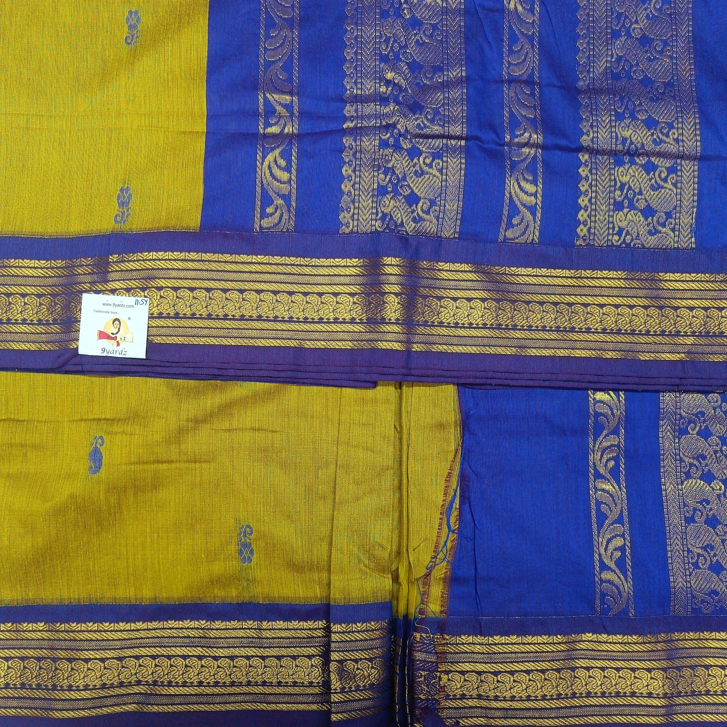 Kalyani cotton 11.5yardz(10.8mtrs)