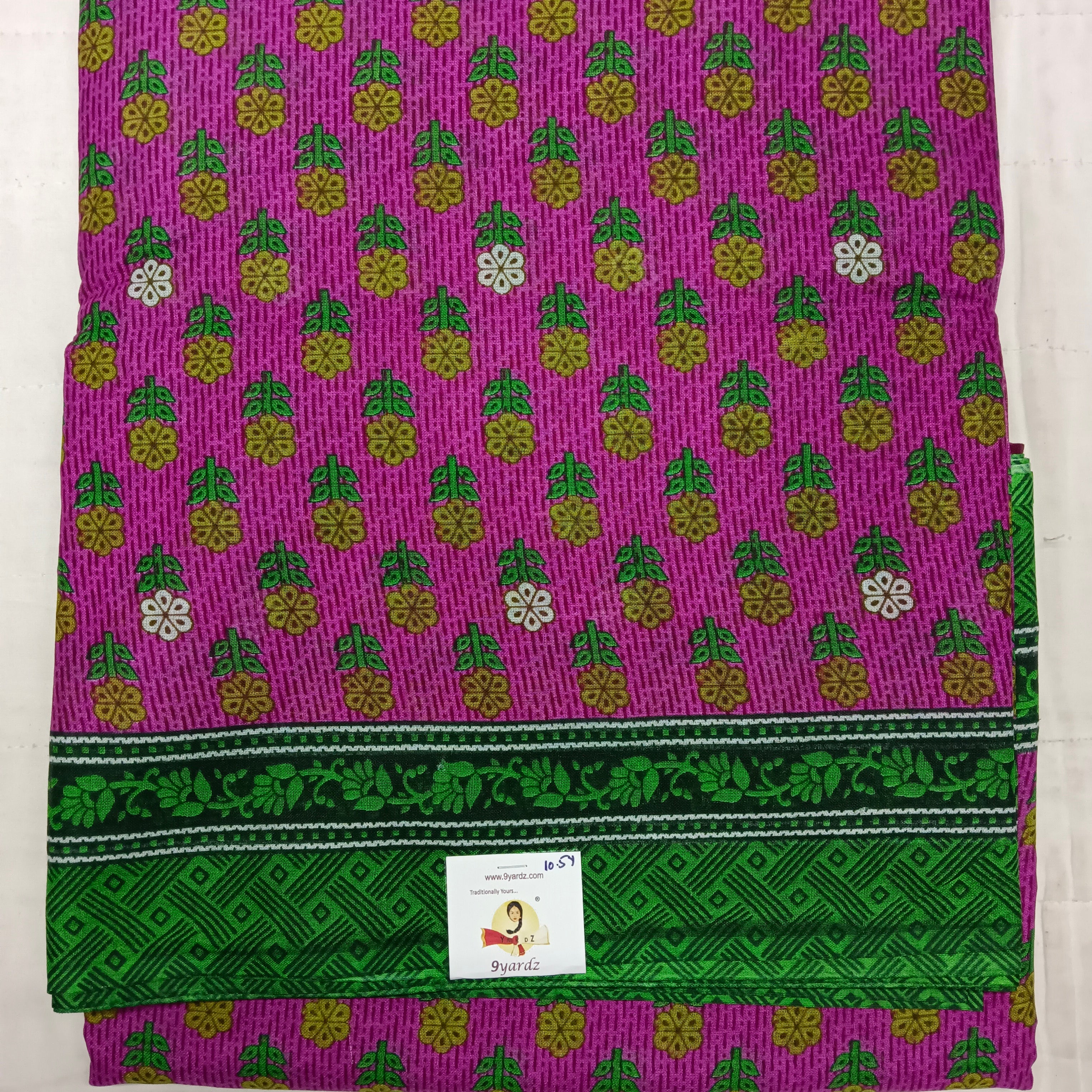 Erode cotton 10.5 yards madisar