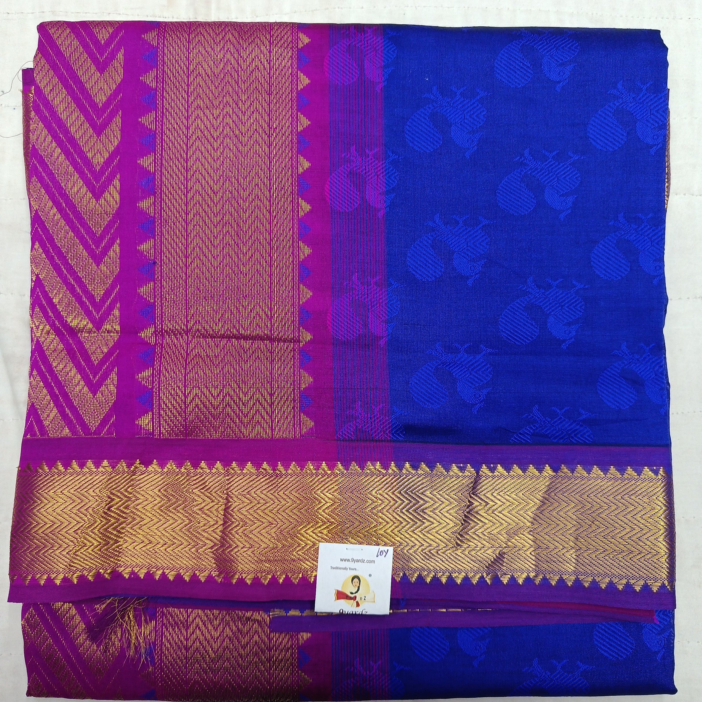 Semi Silk cotton Madisar embossed